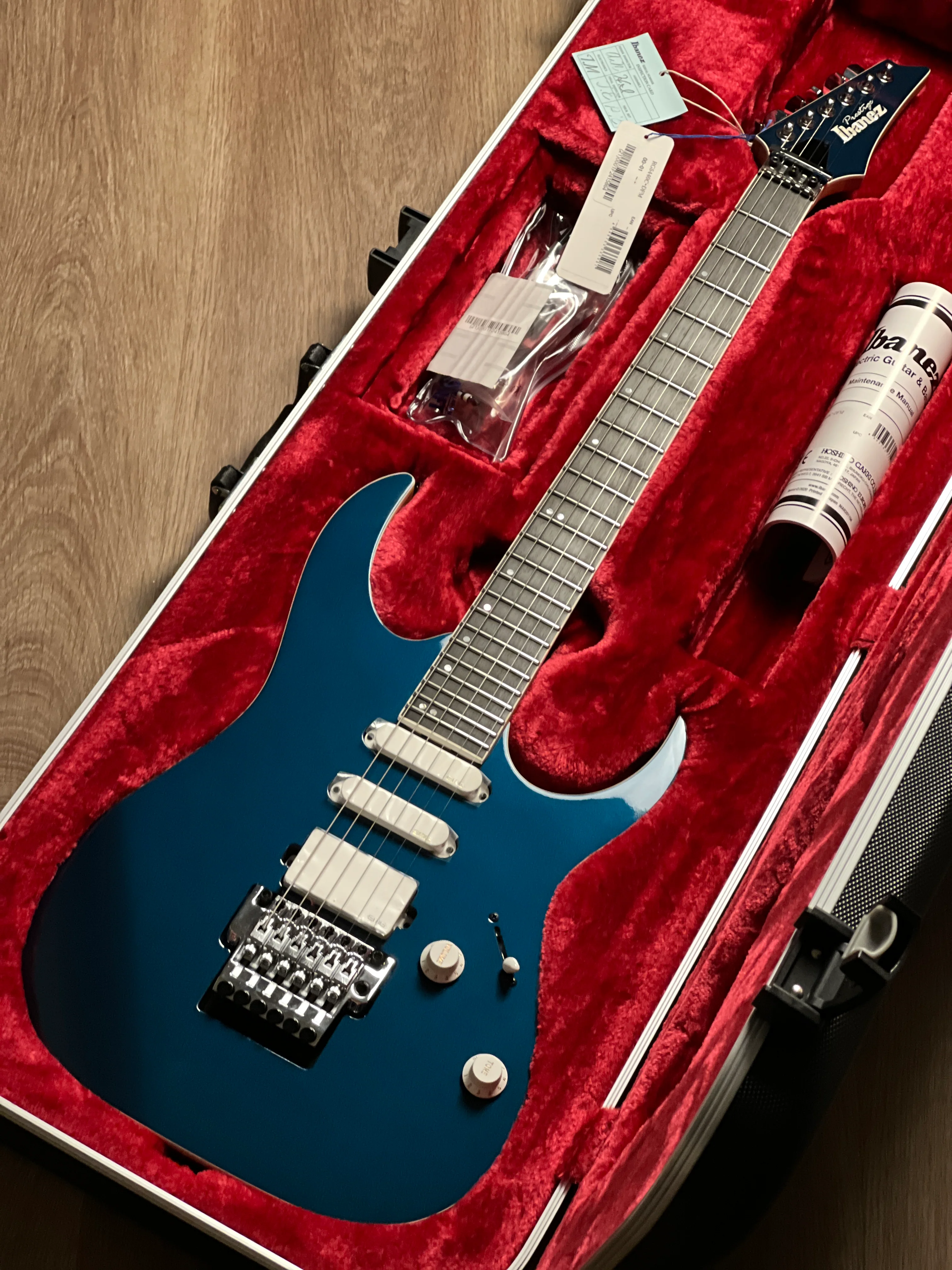 Ibanez RG5440C-DFM w/Case in Deep Forest Green Metallic F2415864 - Image 3
