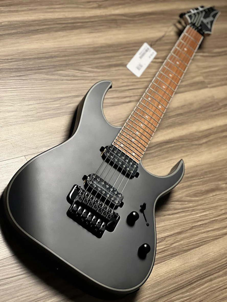 Ibanez RG7420EX-BKF 7-String in Black Flat - Image 2