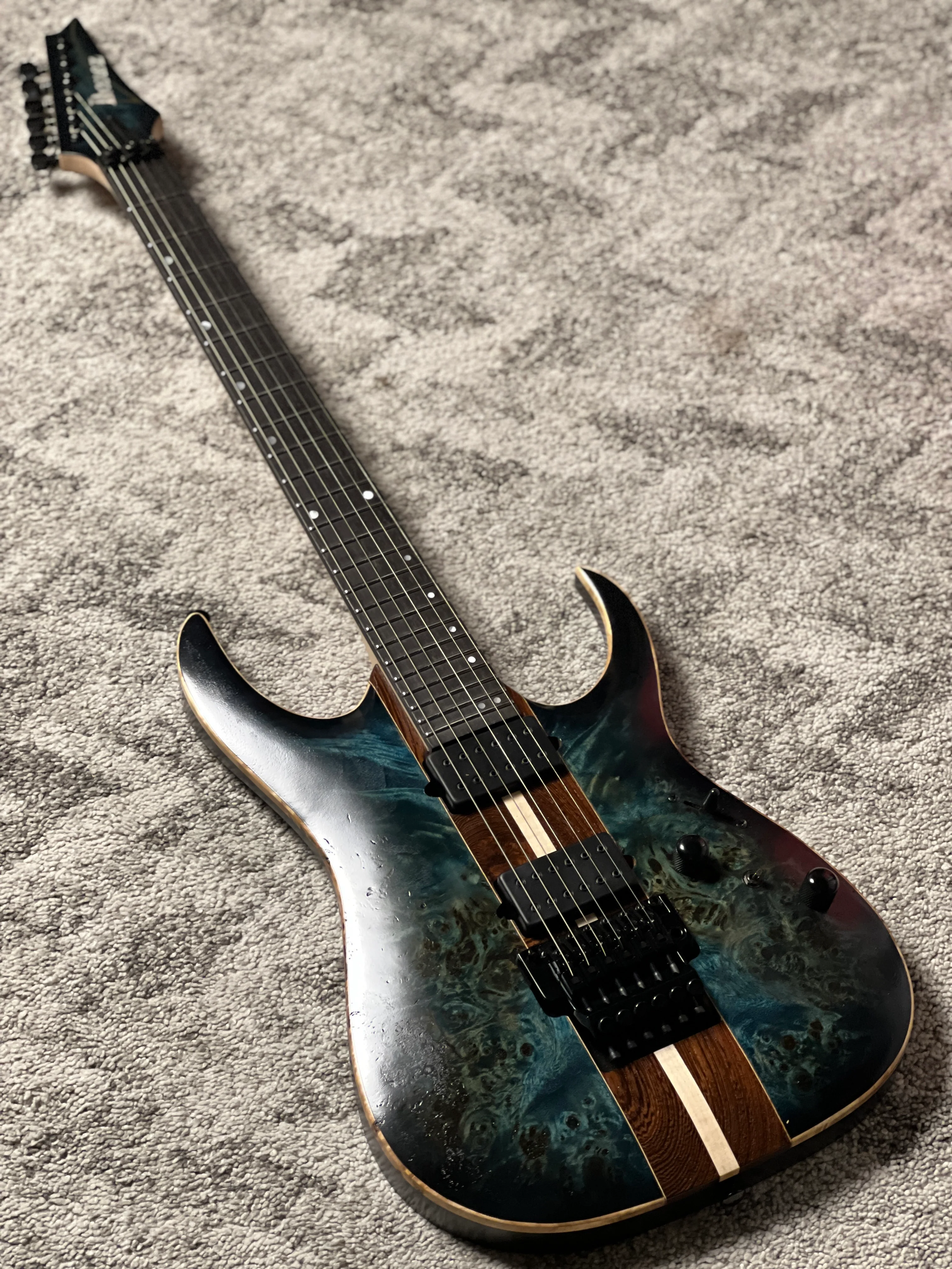 Ibanez RGA20P1PB-CUL in Cosmic Blue Burst Low Gloss w/Case 250502944 - Image 2