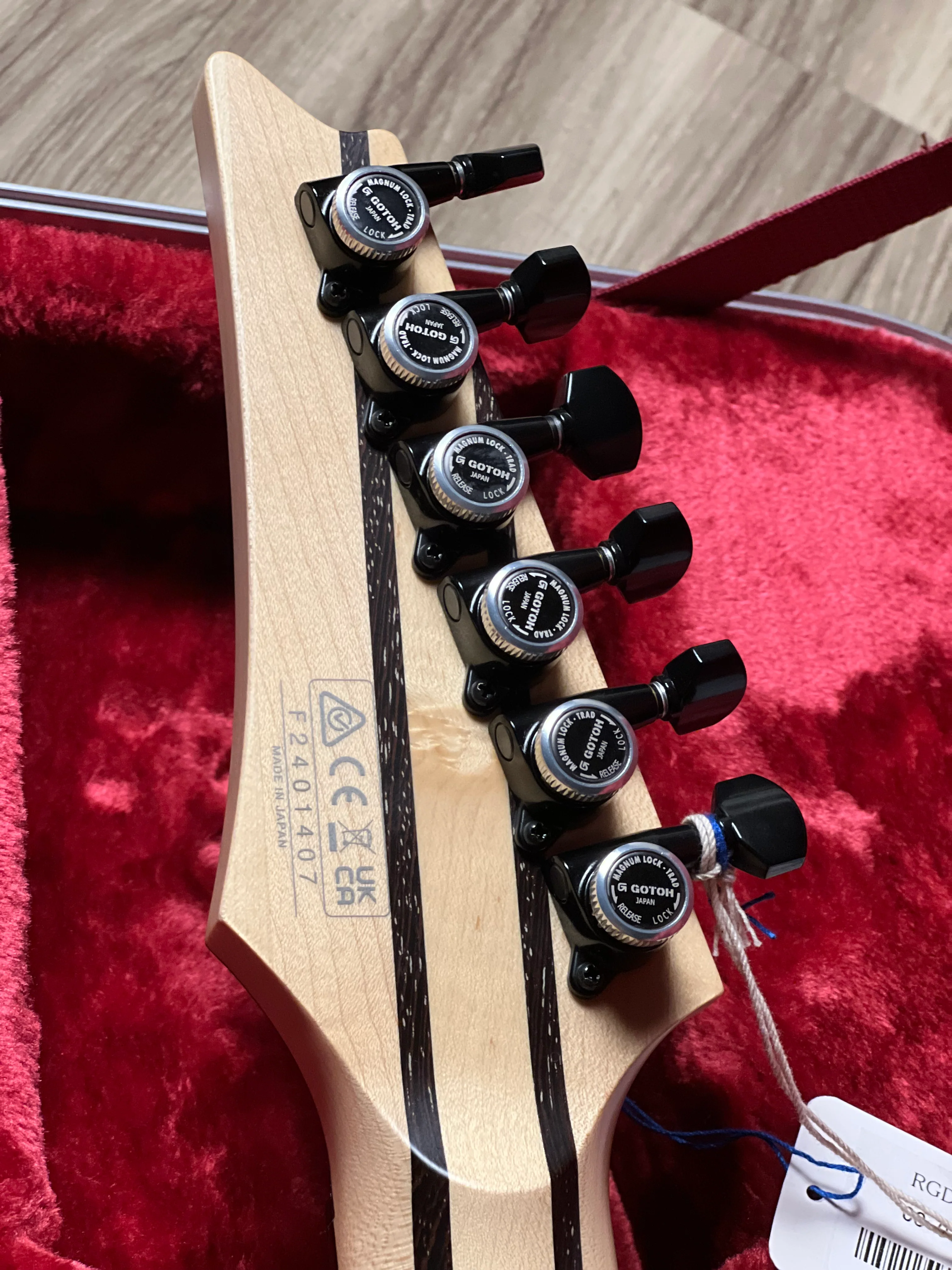 Ibanez RGD3121 w/Case in Polar Lights Flat F2401407 - Image 7