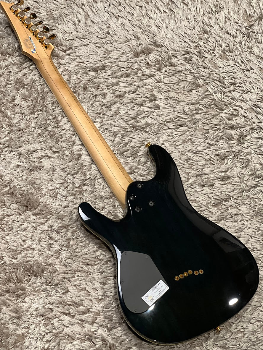 Ibanez S5521Q NGB Prestige in Nebula Green Burst - Image 3