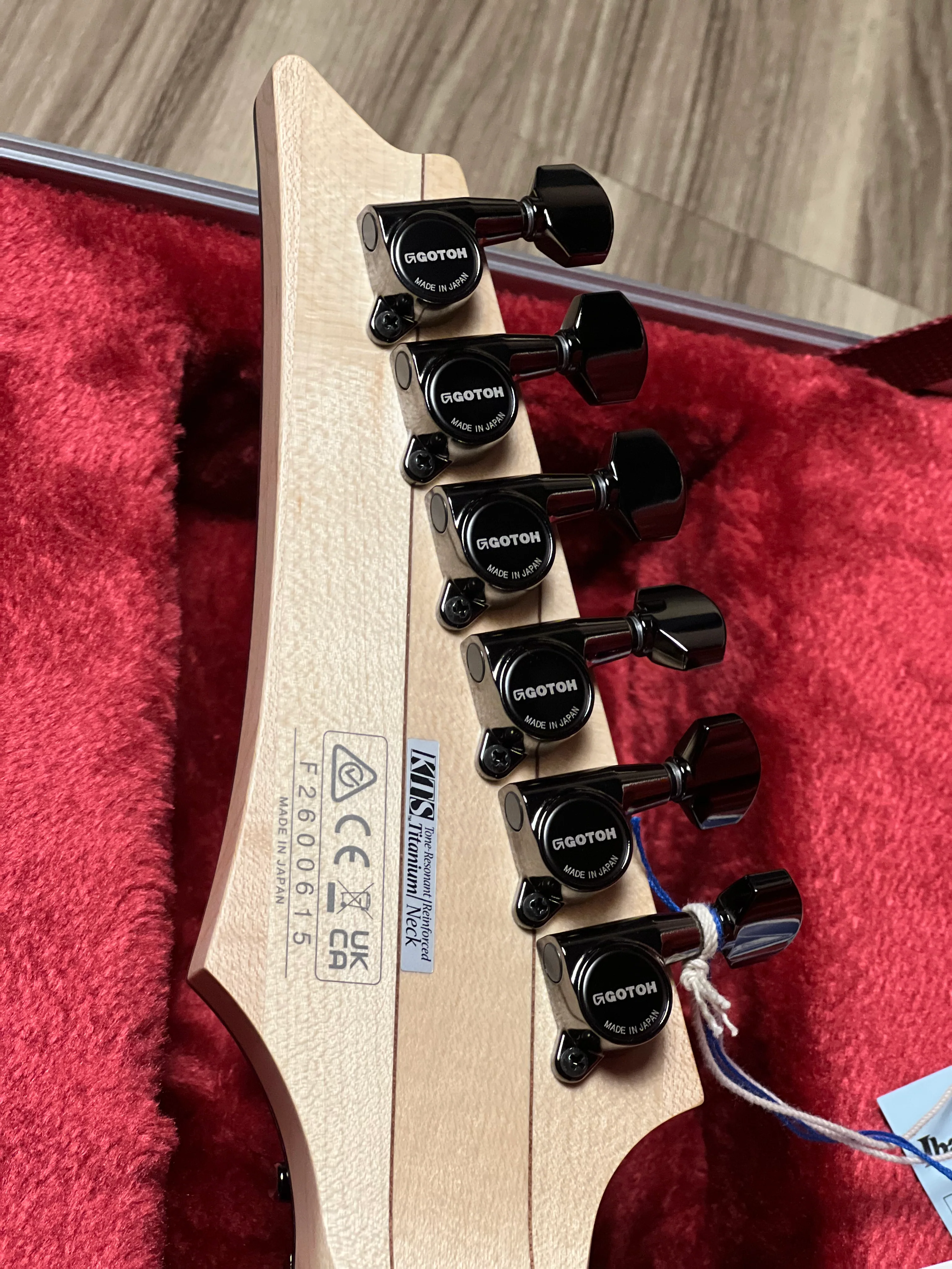 Ibanez S6670SK-STB with Case in Sunset Burst F2600615 - Image 8