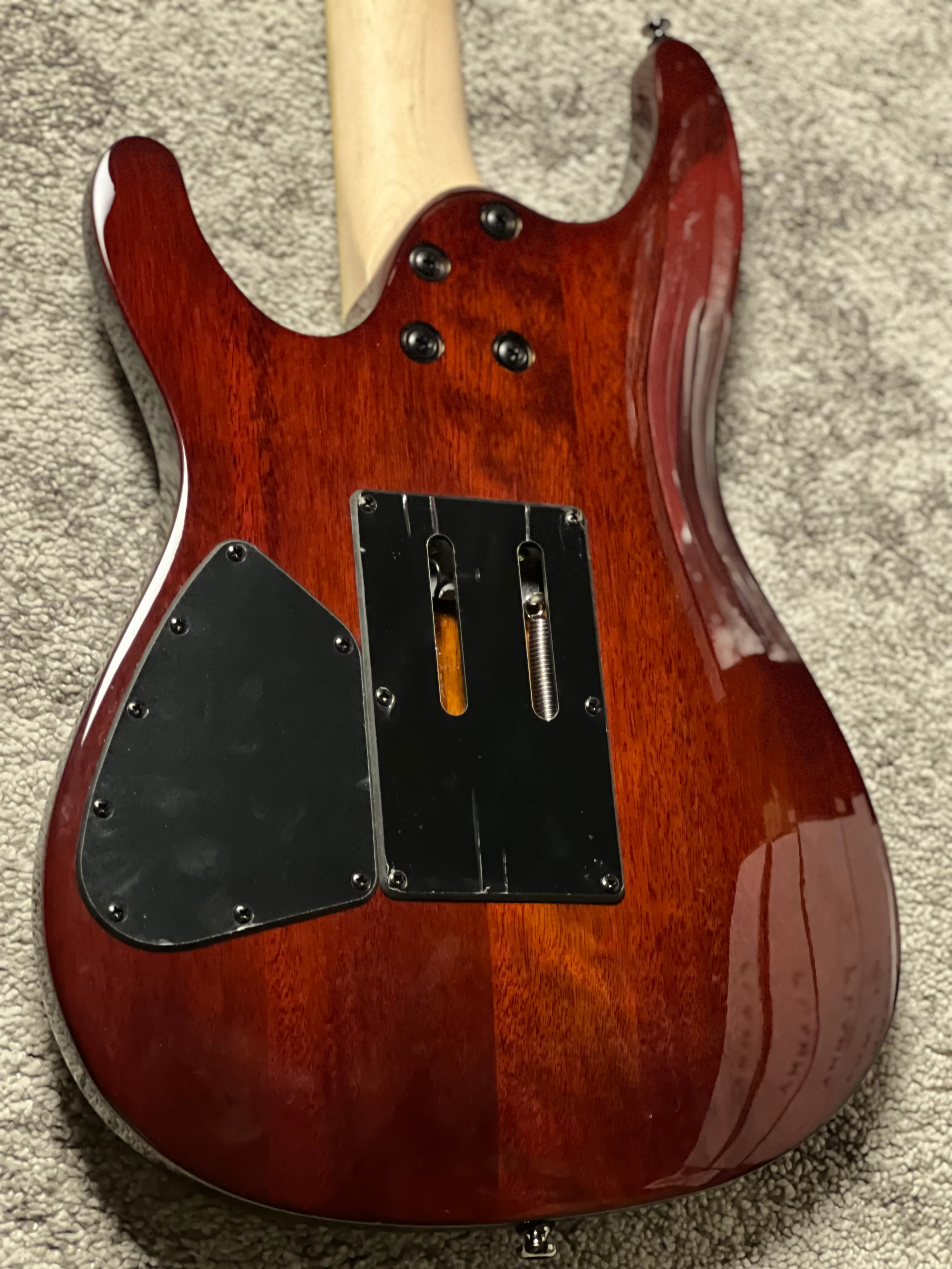 Ibanez S670QM-DEB in Dragon Eye Burst - Image 6