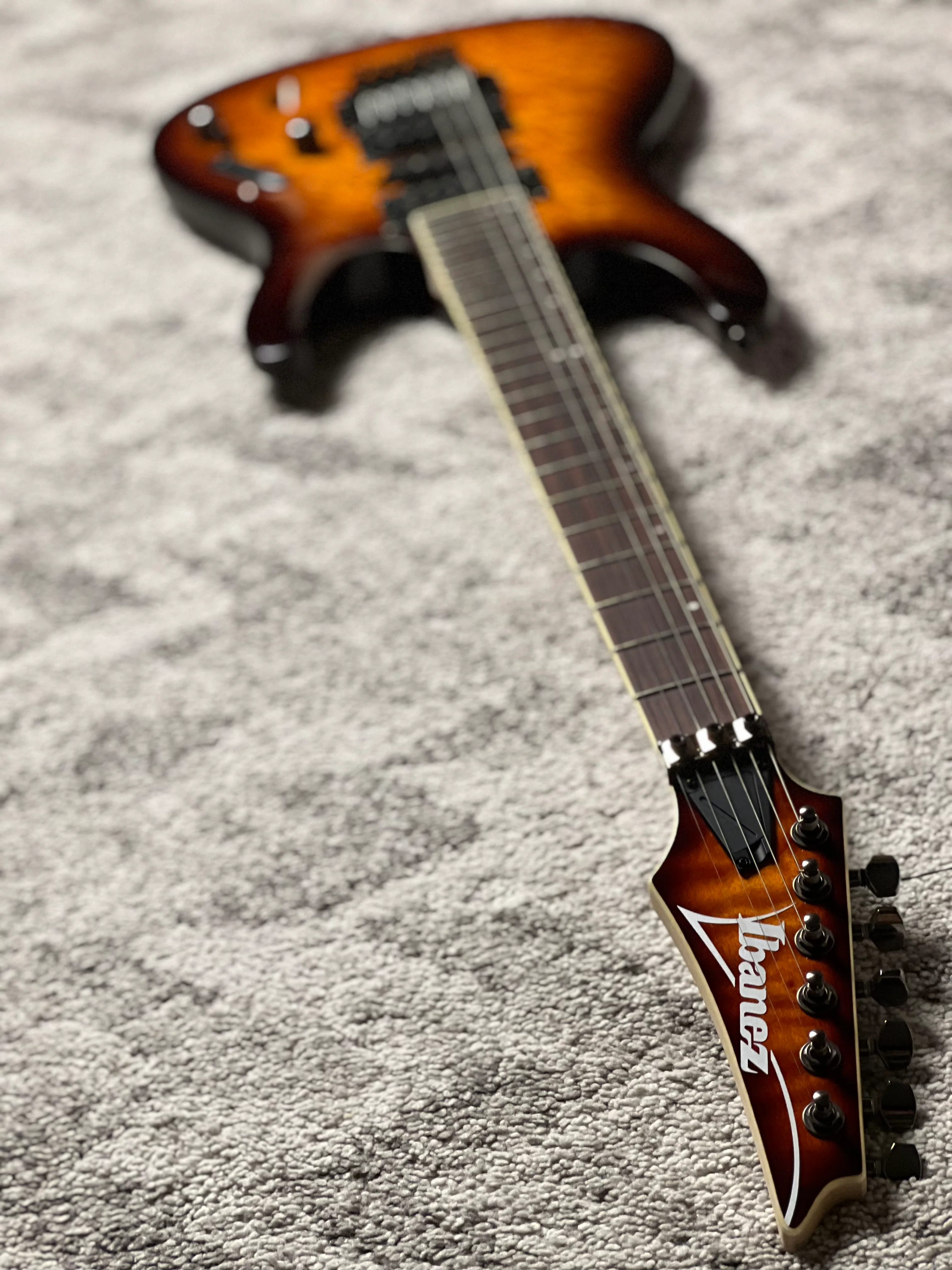 Ibanez S670QM-DEB in Dragon Eye Burst - Image 7