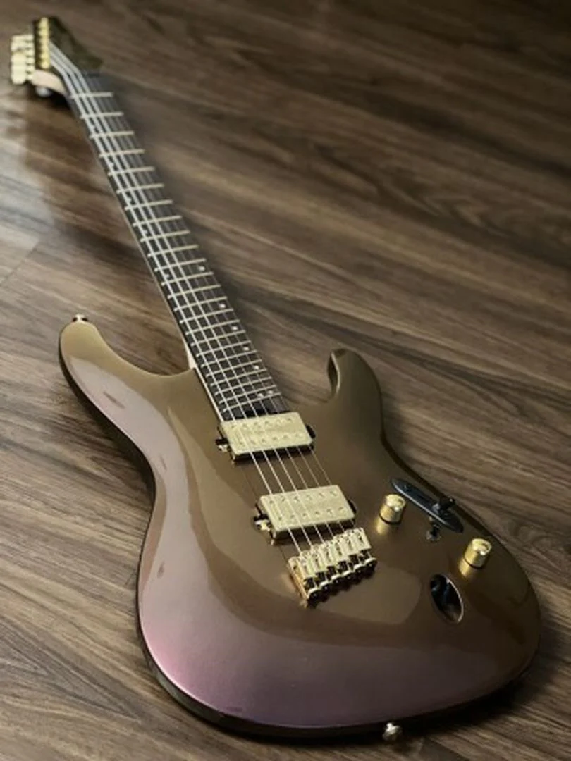 Ibanez SML721-RGC Electric Guitar in Rose Gold Chameleon - Image 4