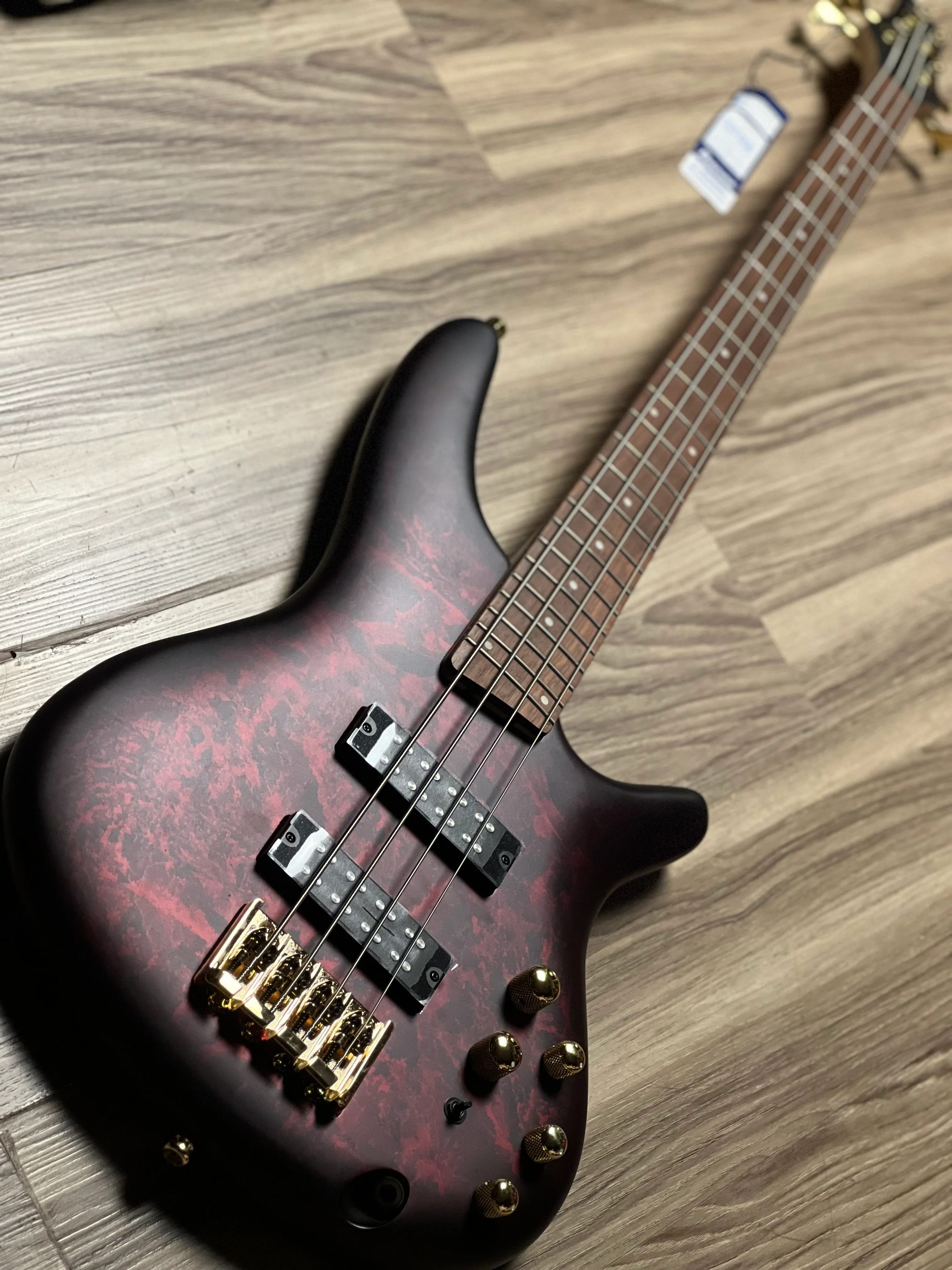 Ibanez SR300EDX-WZM 4-String in Wine Red Frozen Matte - Image 3