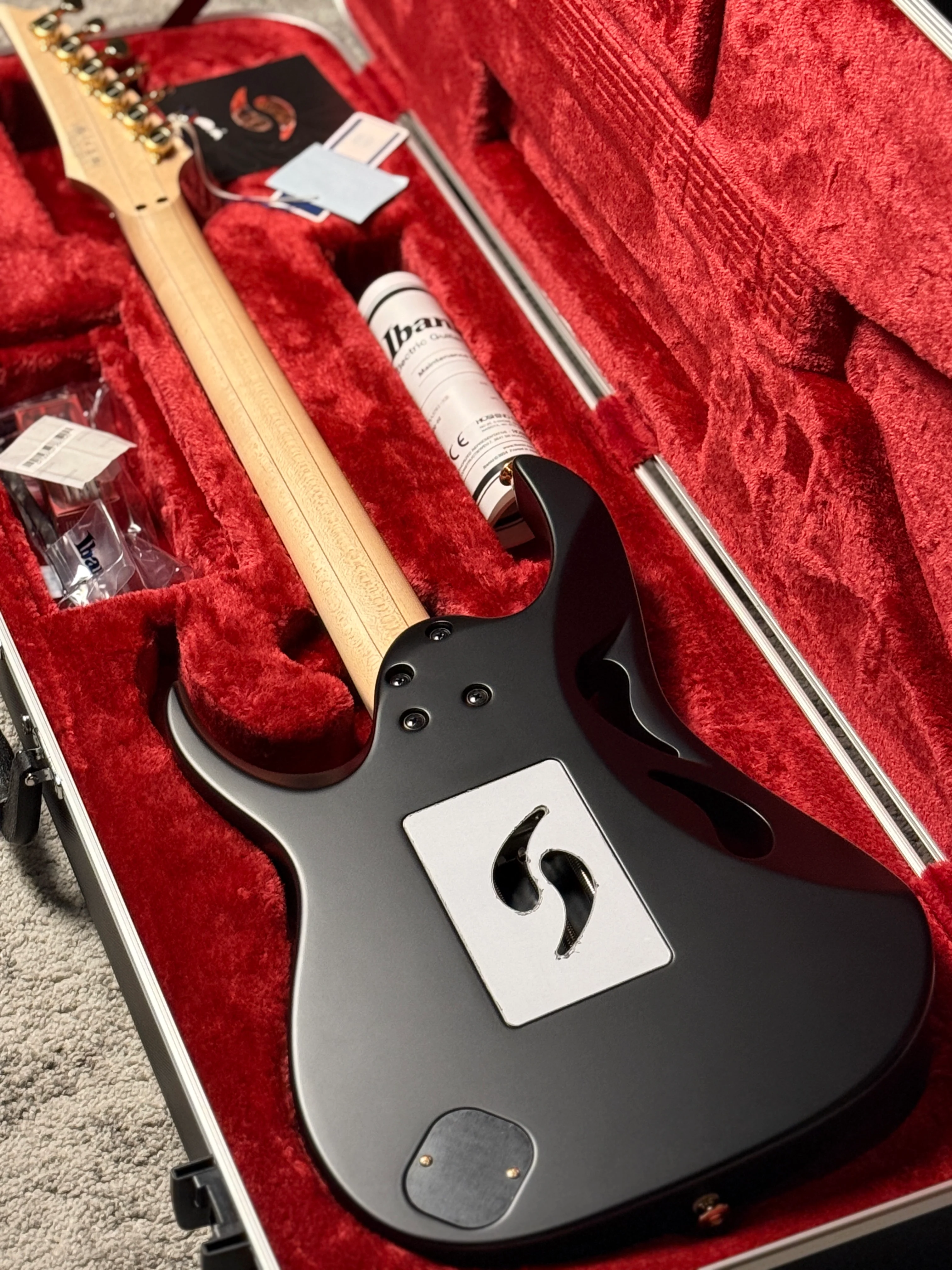 Ibanez Steve Vai Signature PIA3761 in Onyx Black F2507657 - Image 5