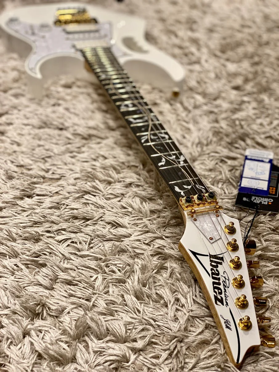 Ibanez Steve Vai Signature Premium JEM7VP - White - Image 4