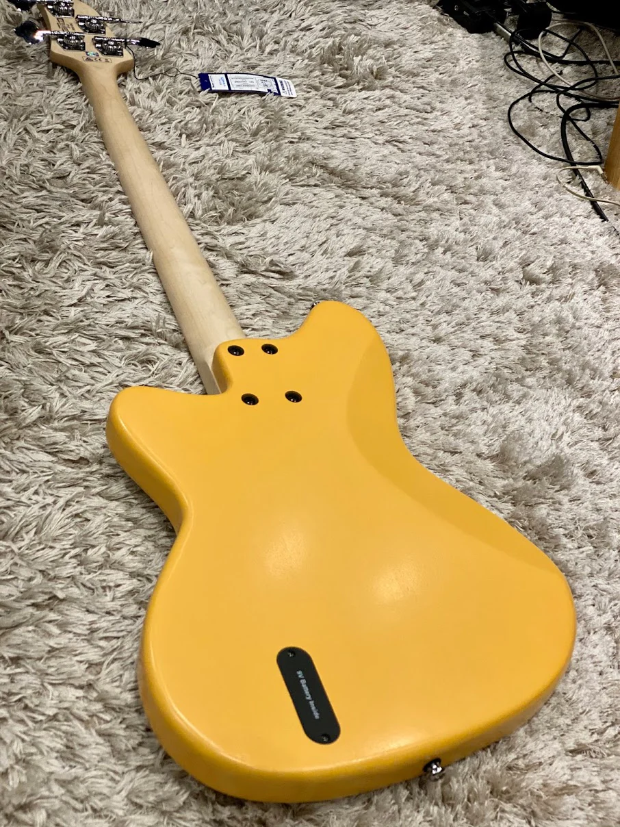 Ibanez TMB100M Bass Guitar - Mustard Yellow Flat - Image 2