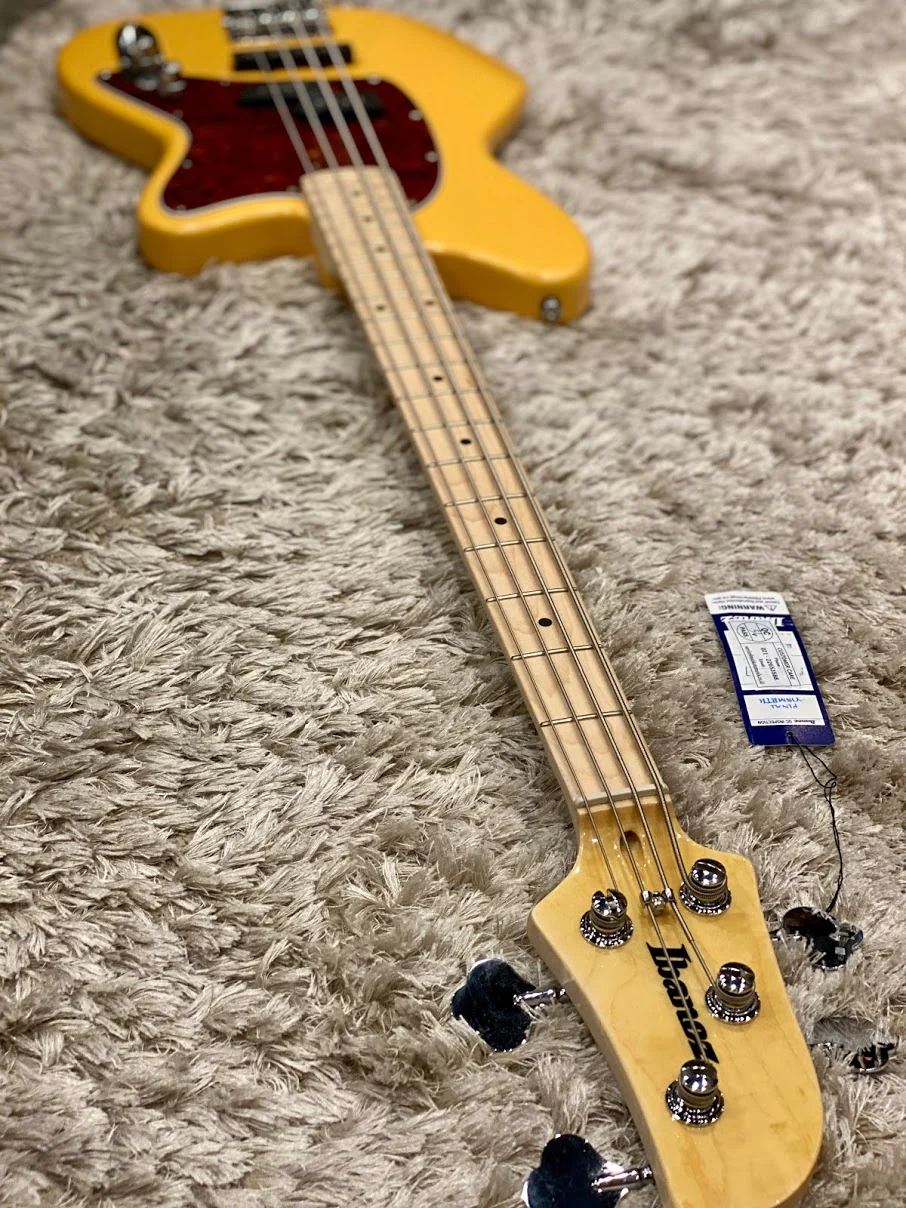Ibanez TMB100M Bass Guitar - Mustard Yellow Flat - Image 3