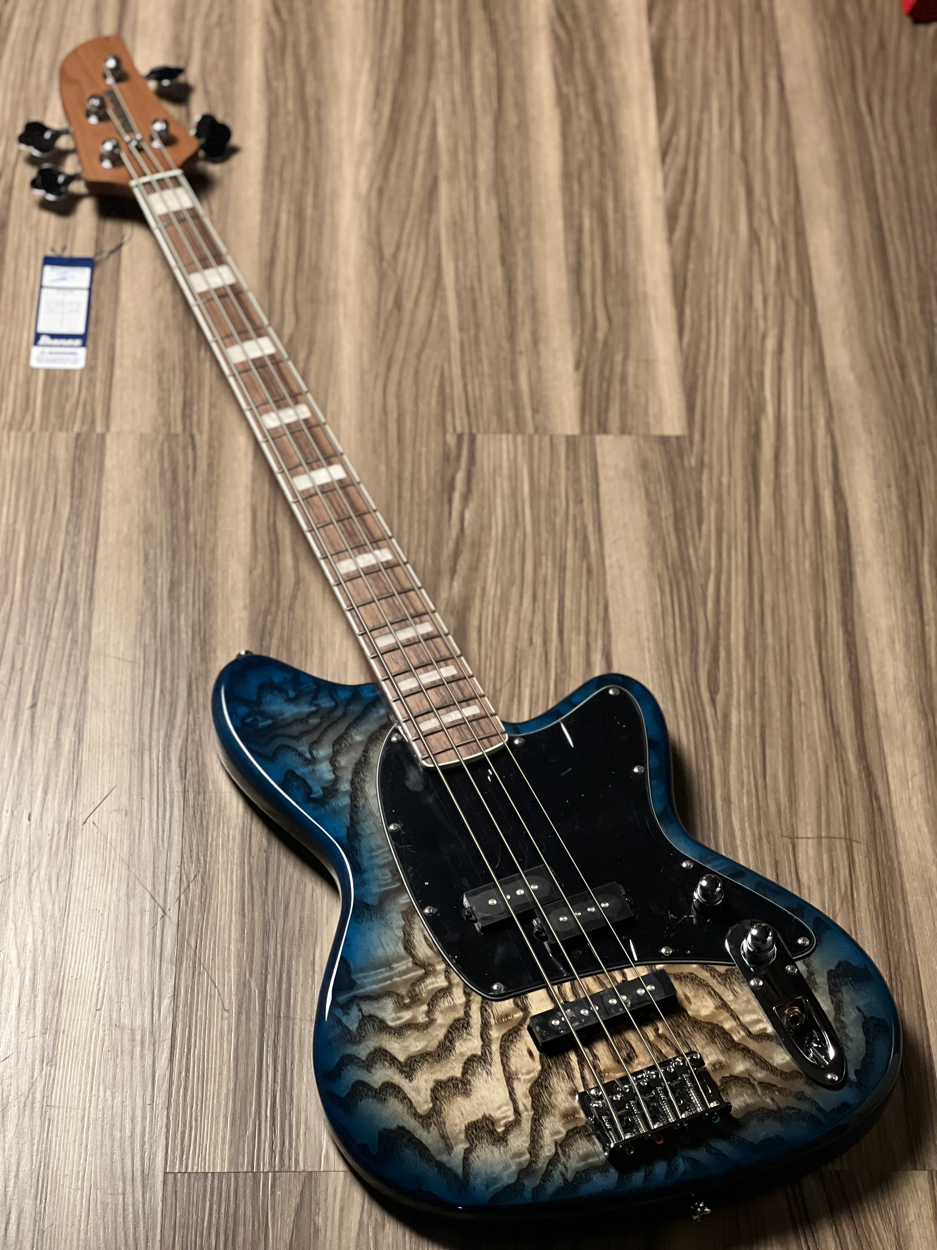 Ibanez TMB400TA-CBS in Cosmic Blue Starburst - Image 2