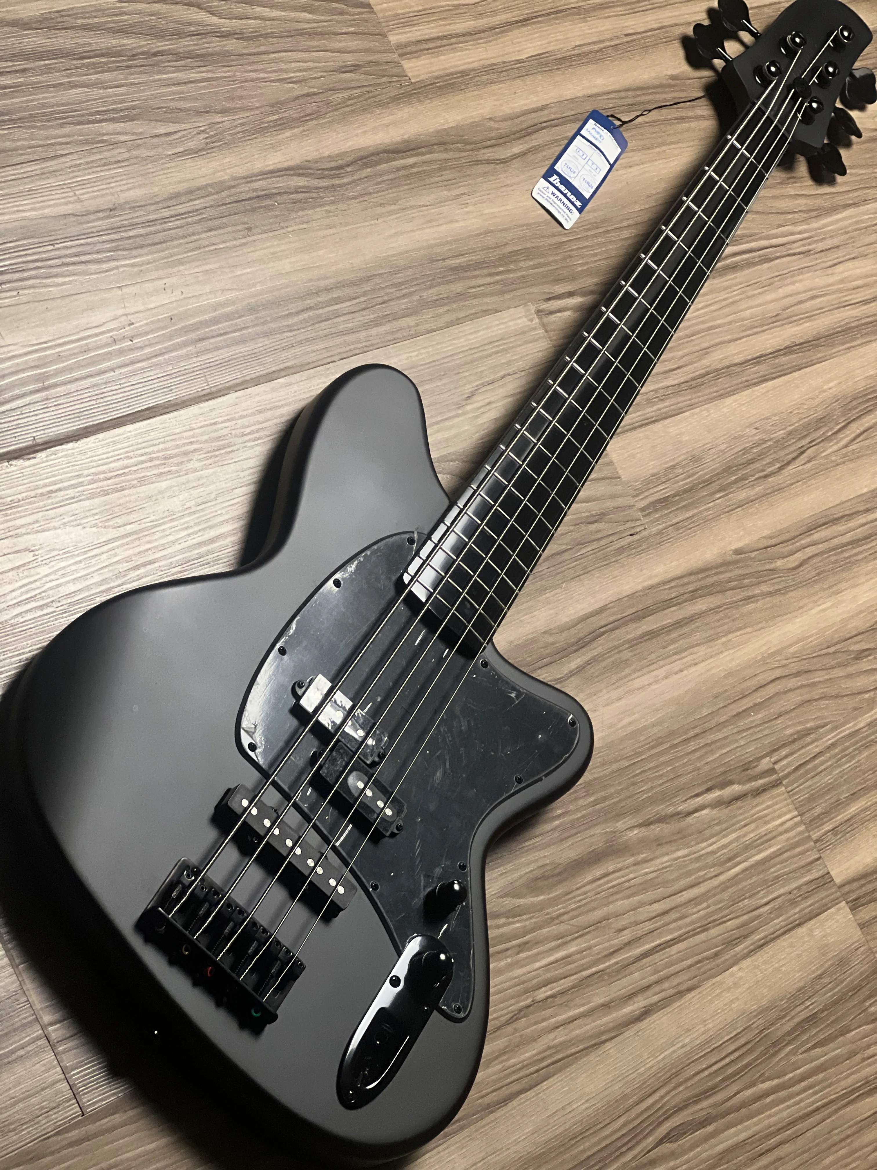 Ibanez TMB425B-BKF 5-String Talman Bass in Black Flat - Image 3