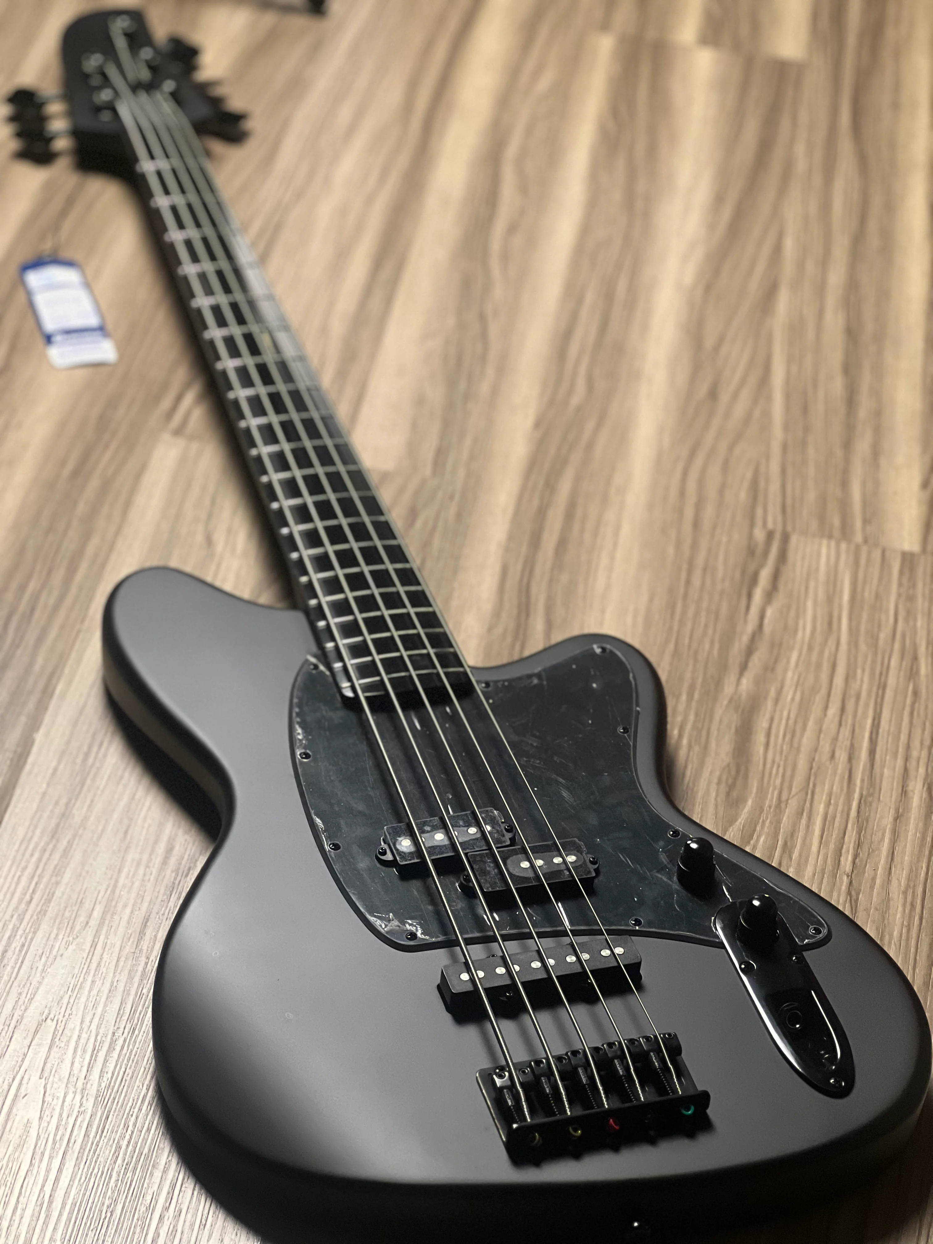 Ibanez TMB425B-BKF 5-String Talman Bass in Black Flat - Image 4