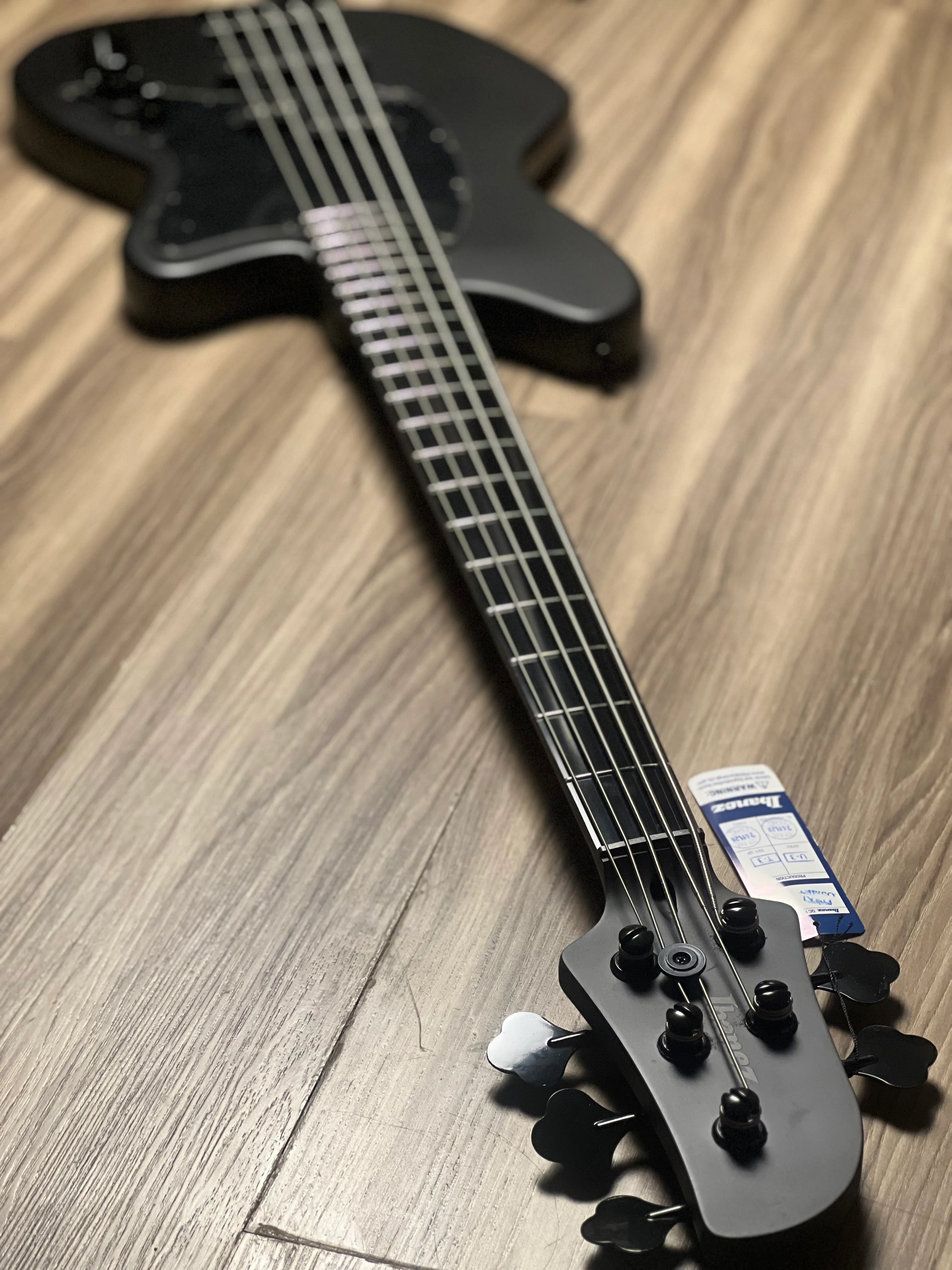 Ibanez TMB425B-BKF 5-String Talman Bass in Black Flat - Image 7
