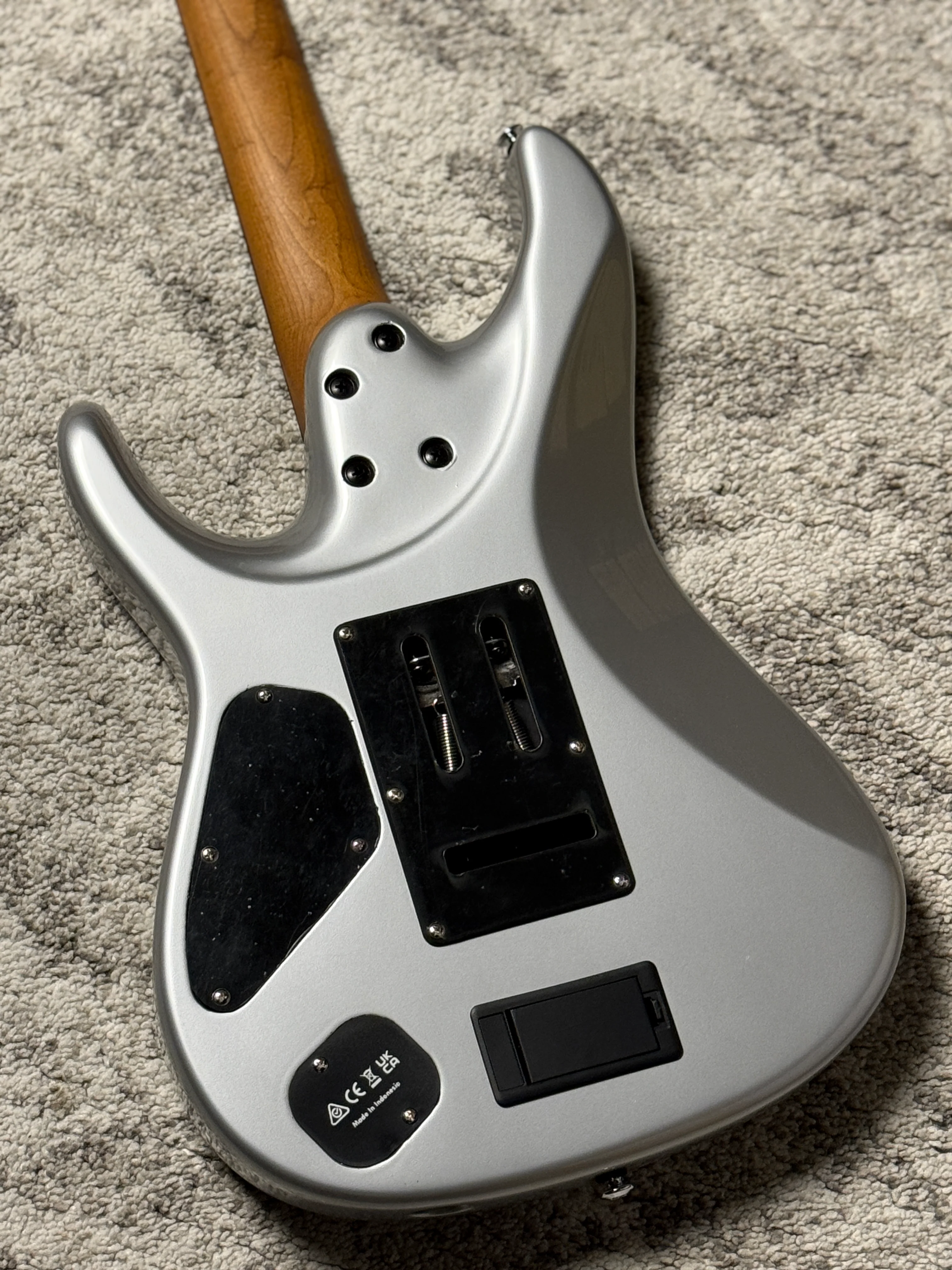 Ibanez TOD10 Tim Henson Signature Electric Guitar in Classic Silver 250905417 (USED) - Image 5