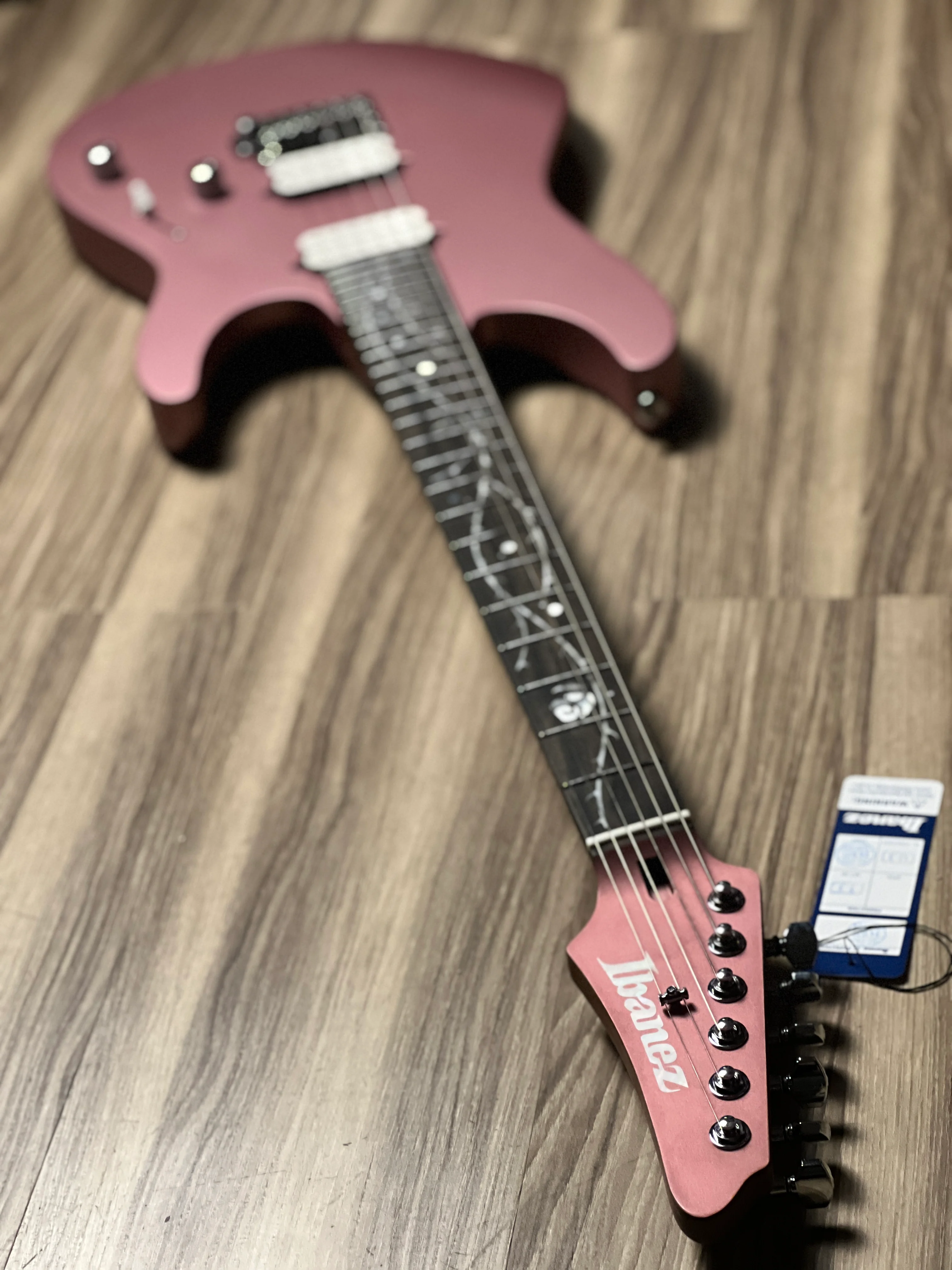 Ibanez TOD10 Tim Henson Signature in Metallic Mauve 241100652 - Image 6