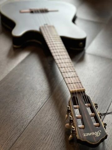 Ibanez TOD10N-TKF Tim Henson Signature Nylon in Transparent Black Flat - Image 3