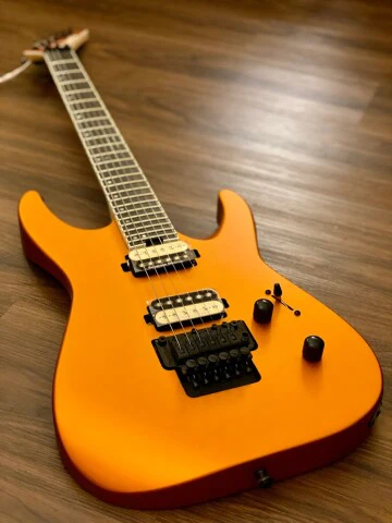 Jackson Dinky DK2 Pro with Floyd Rose - Satin Orange Blaze MXJ1505927 - Image 5