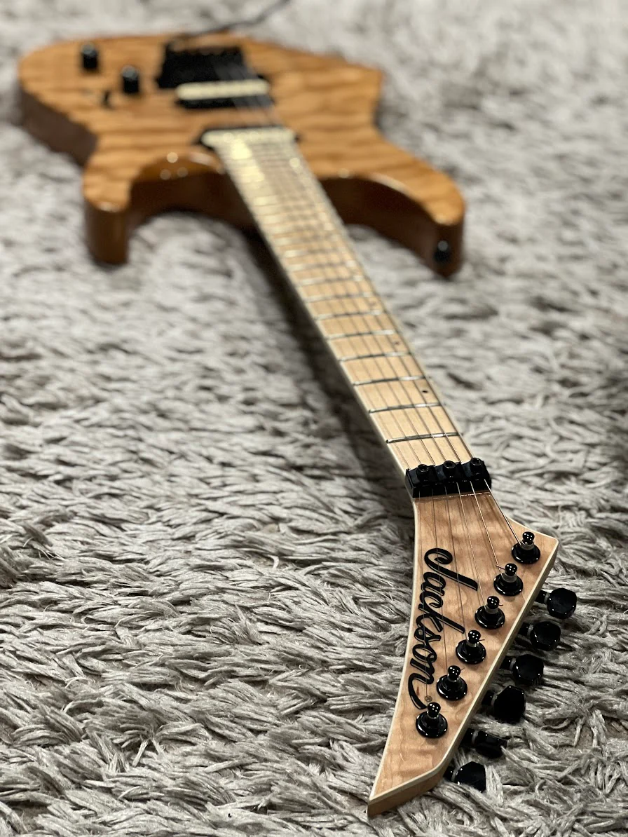 Jackson DK2QM Pro Series Dinky - Natural Blonde - Image 6