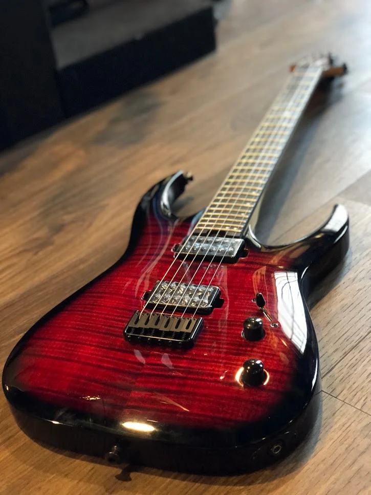 Jackson HT6 Misha Mansoor Pro Series Juggernaut - Scarlet Burst - Image 4
