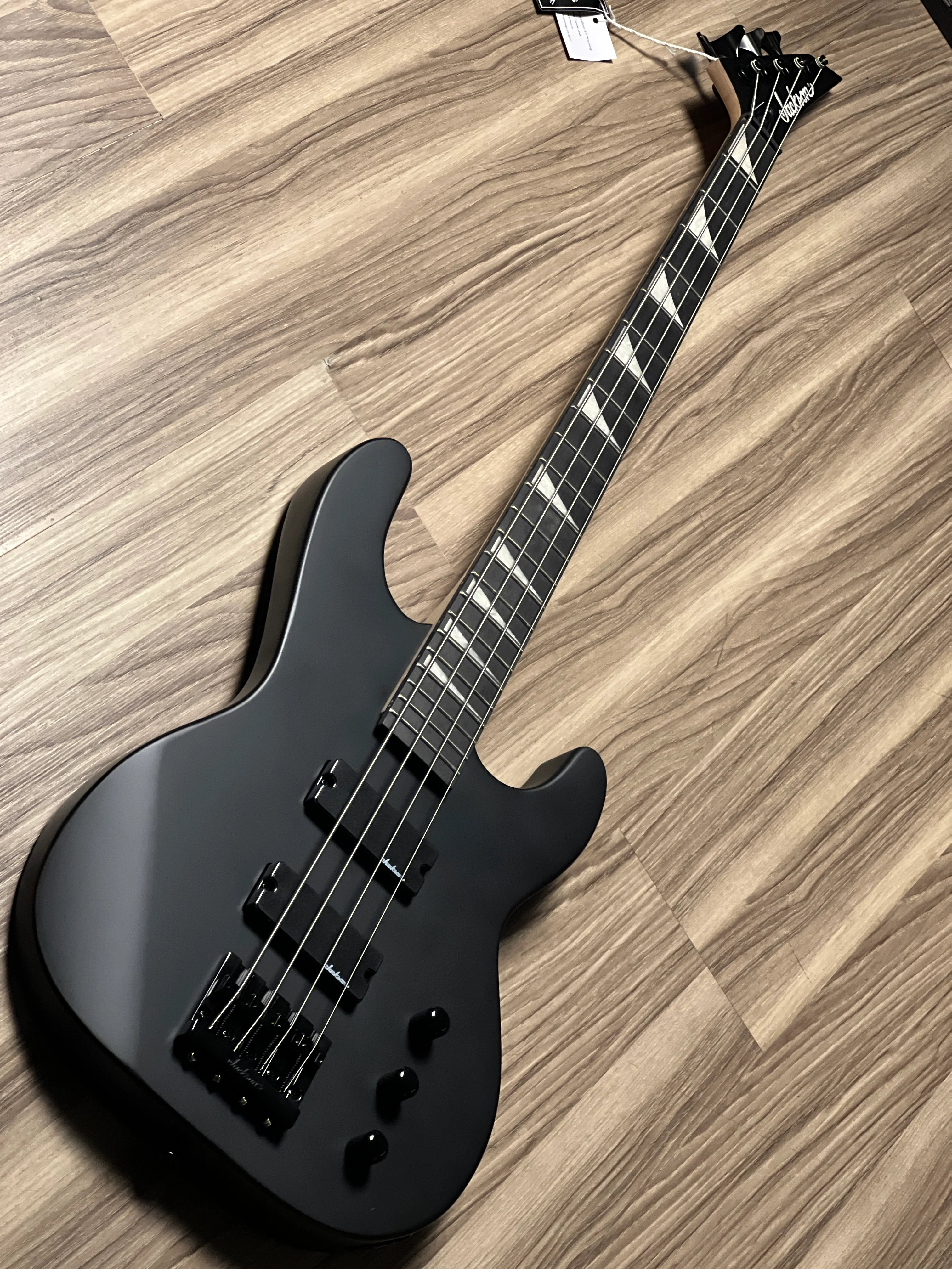 Jackson JS Series Concert Bass JS2 with Amaranth FB in Satin Black - Image 3