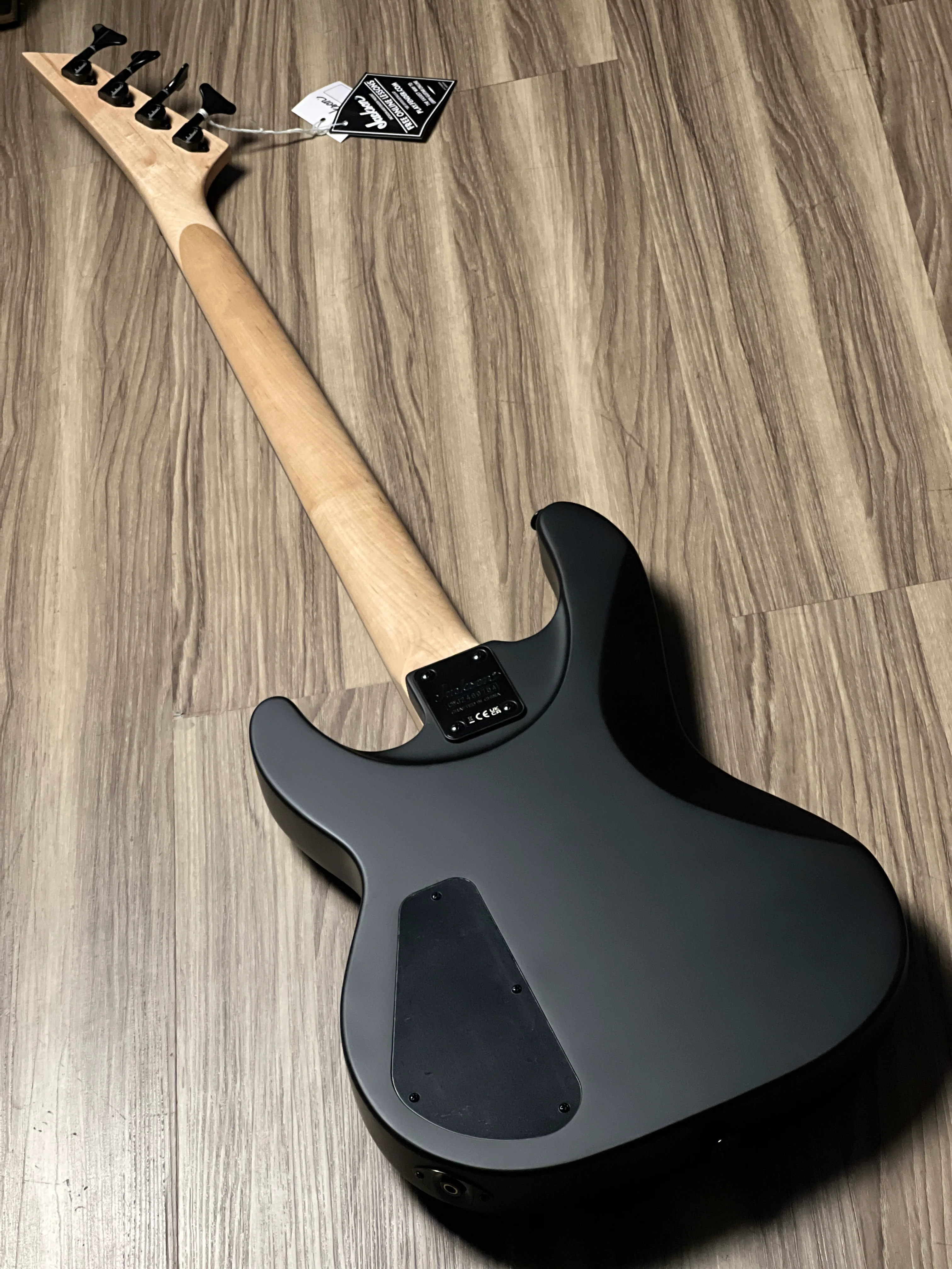 Jackson JS Series Concert Bass JS2 with Amaranth FB in Satin Black - Image 5
