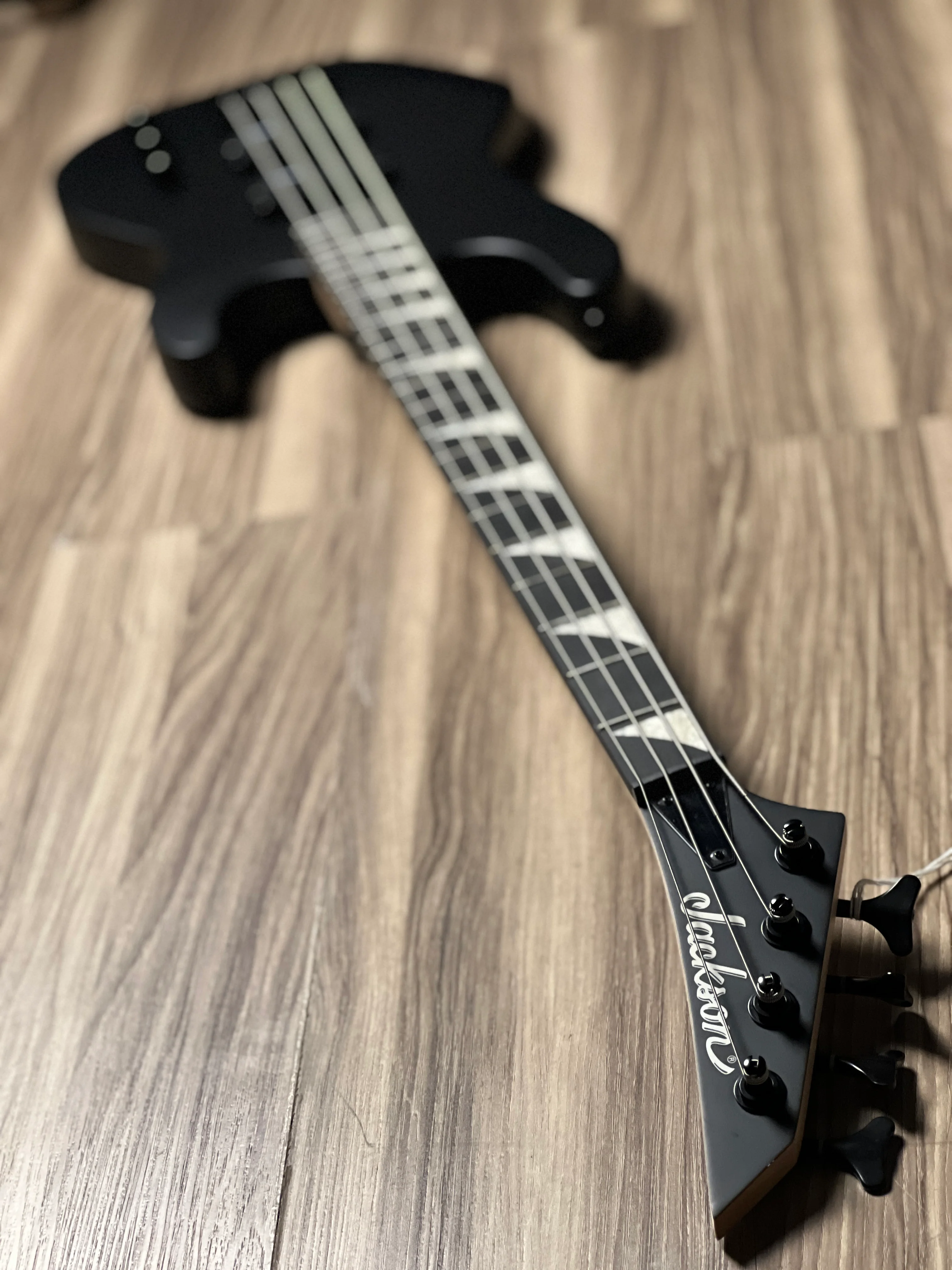 Jackson JS Series Concert Bass JS2 with Amaranth FB in Satin Black - Image 6