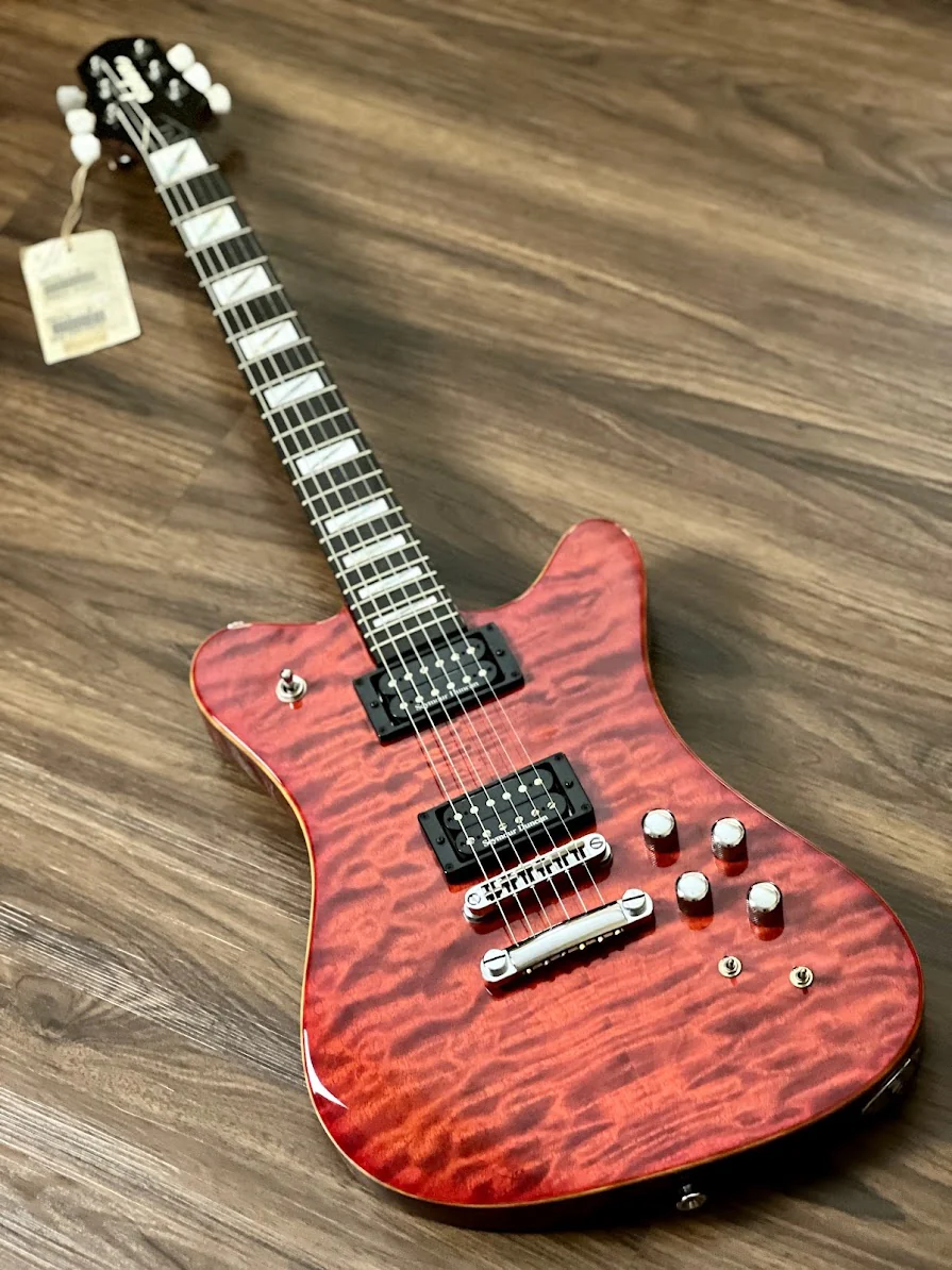 Jackson Mark Morton Signature Dominion with Ebony FB Made in Japan in Wine Drunk - Image 2