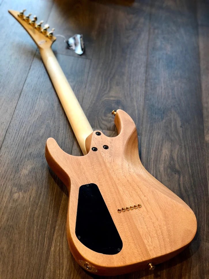 Jackson Pro Series Dinky DK2 HT MAH in Natural Mahogany - Image 5
