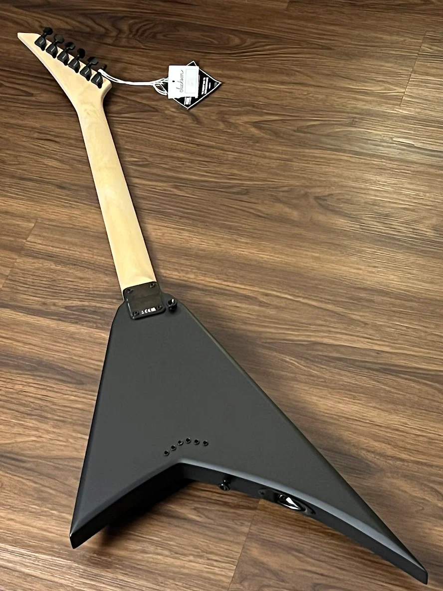Jackson Rhoads JS32T with Amaranth FB in Satin Black - Image 3