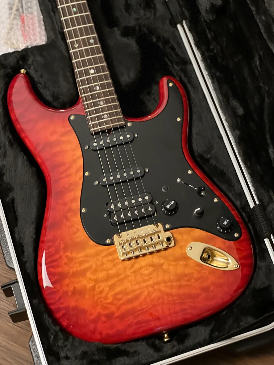James Tyler Japan LA Studio Classic QMT in Cherry Sunburst - Image 3