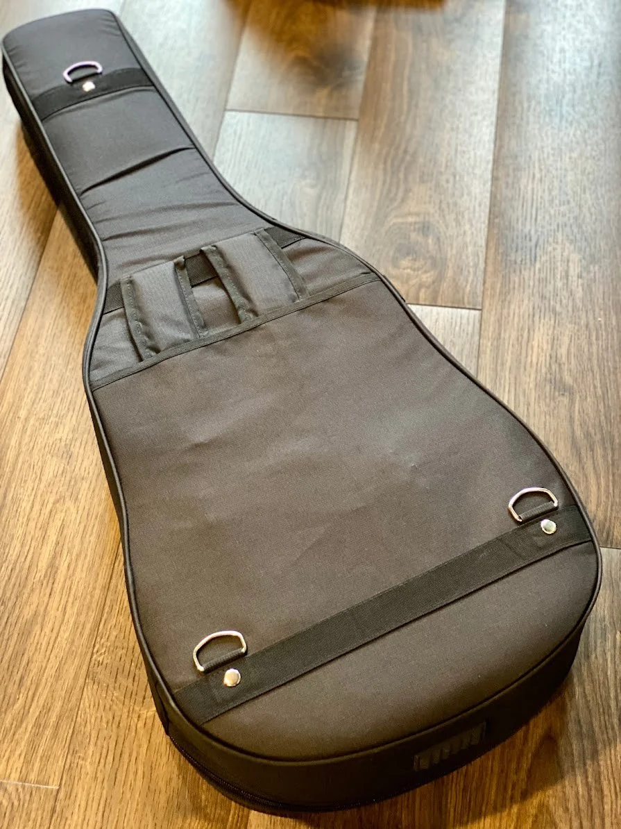 Just in Case Gigbag Padded For Acoustic Guitar Class 1 in Black - Image 3