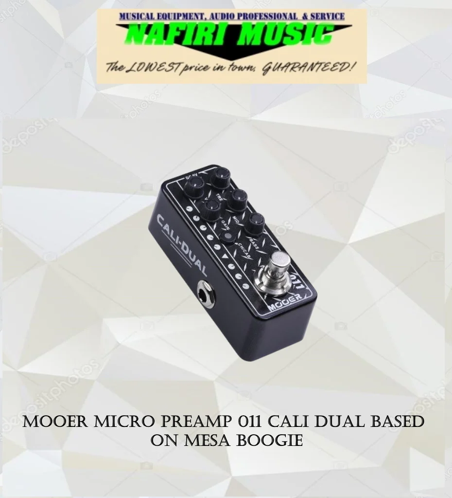 Mooer Micro PreAMP 011 Cali Dual Based On Mesa Boogie