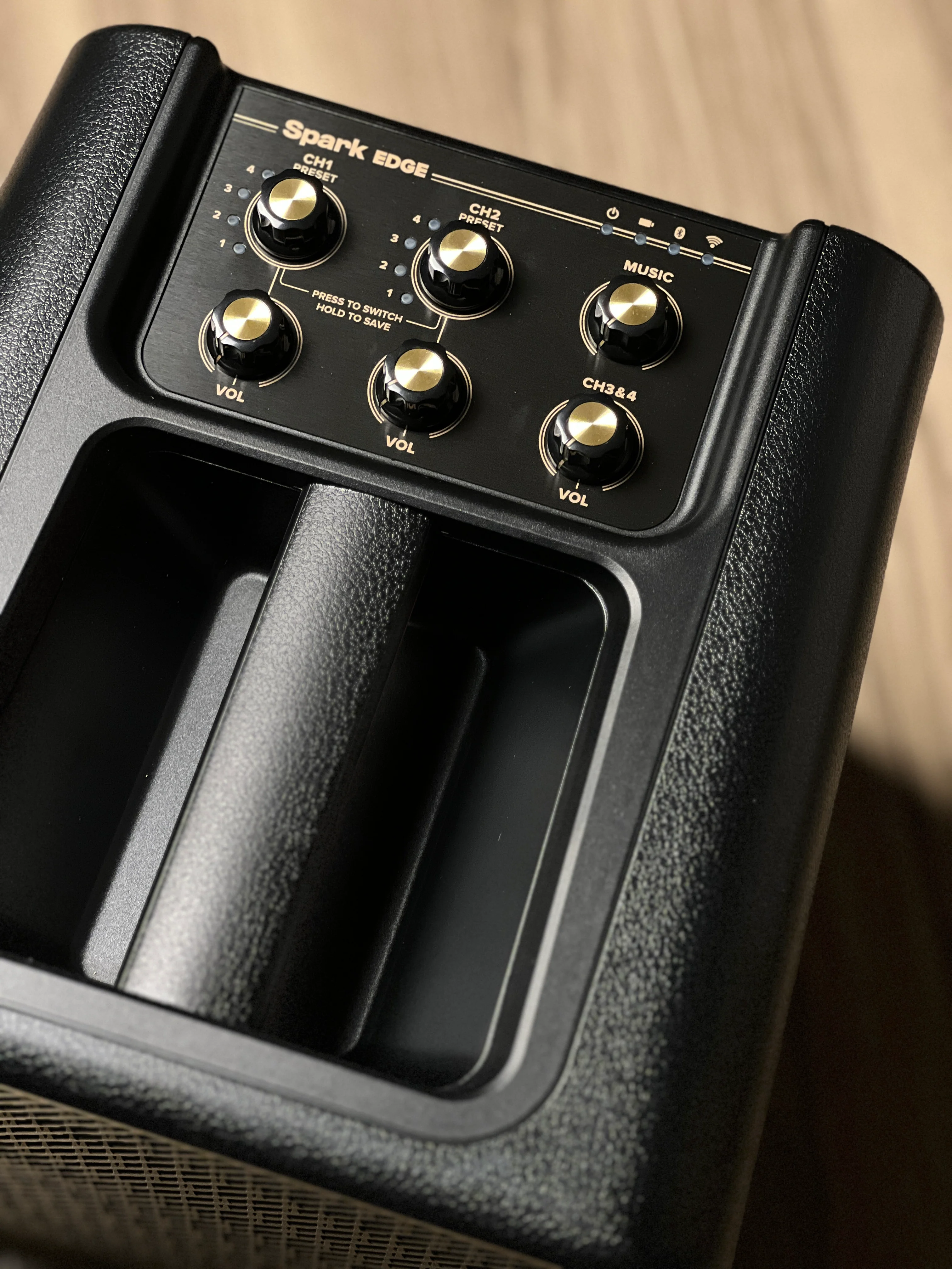 Positive Grid Spark Edge 65 watt Combo Amp and PA System in Black - Image 5
