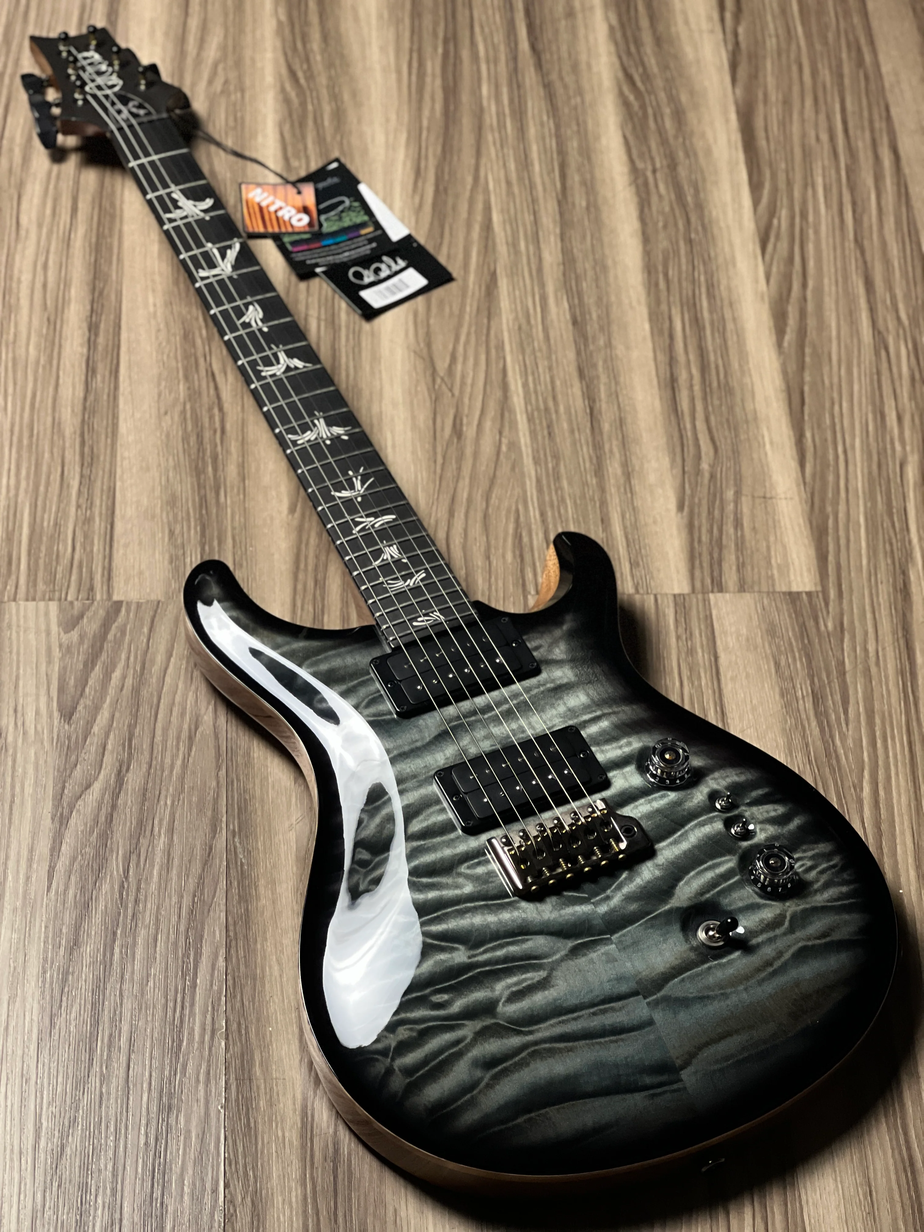 PRS Kanami Limited-edition Custom 24-08 in Trampas Green Burst High Gloss Nitro - Image 8