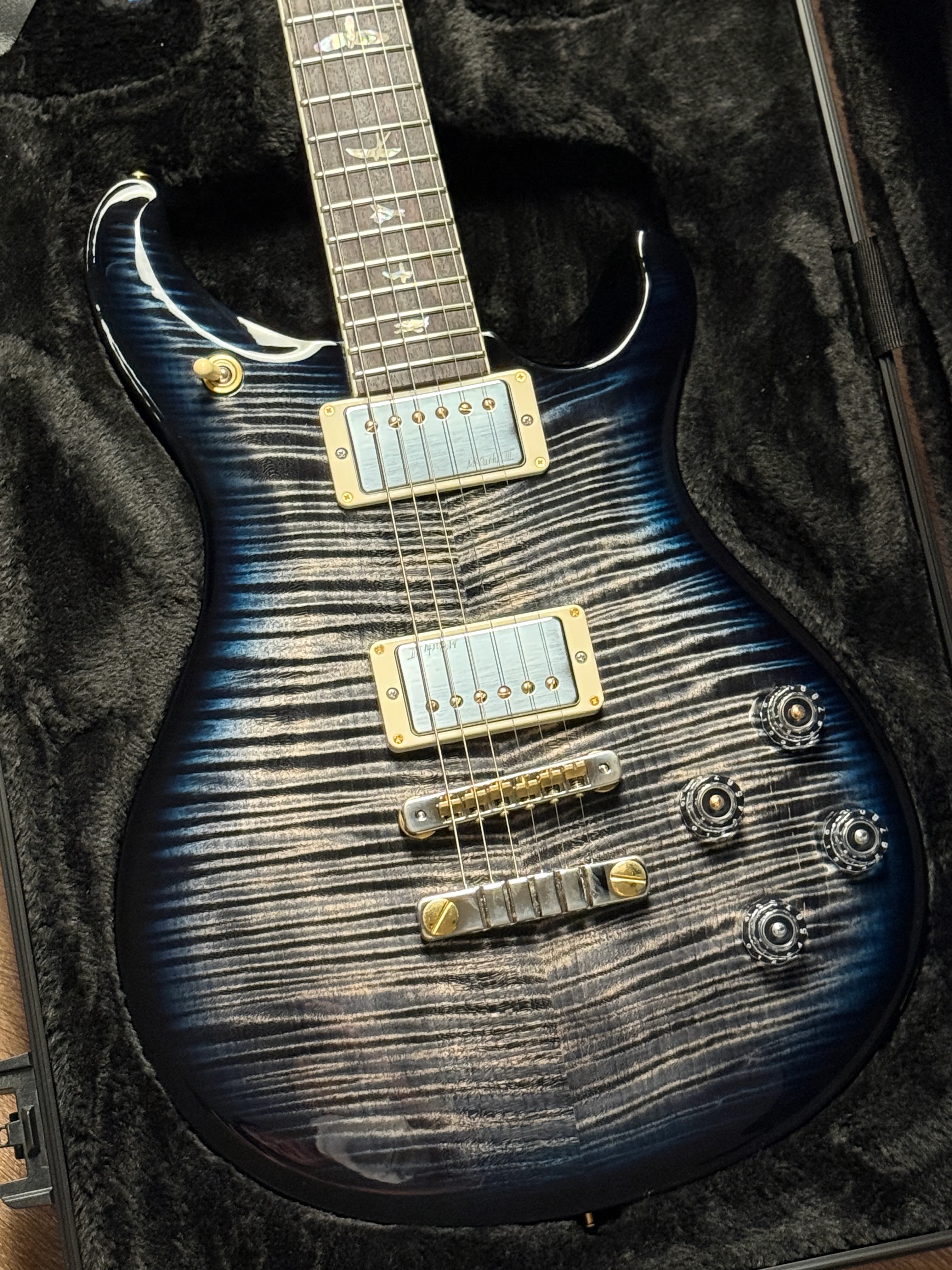 PRS McCarty 594 10-Top in Charcoal Blue Burst Custom Color 0414644 - Image 9