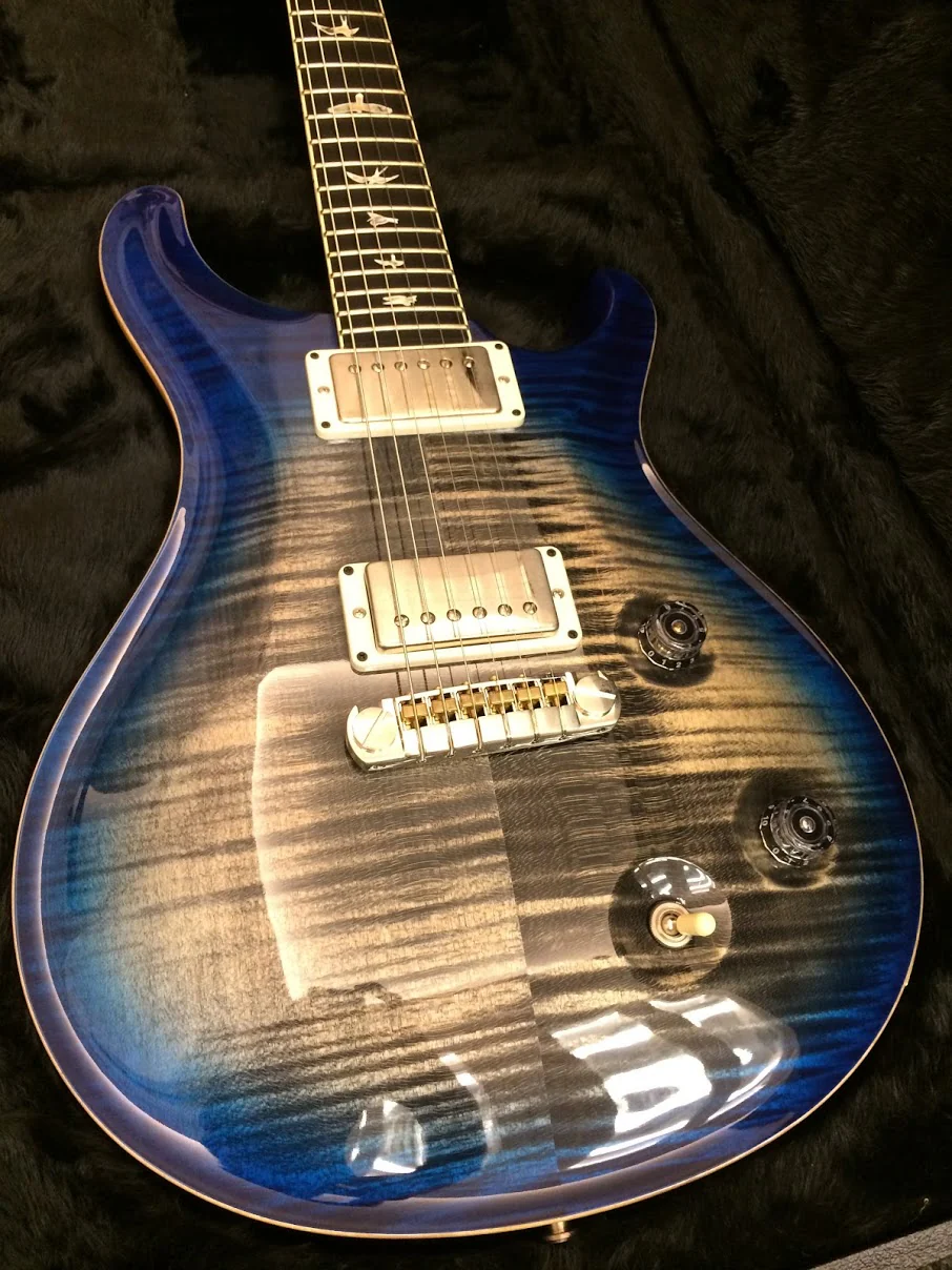 PRS McCarty with Ebony Fingerboard - Charcoal Blue Burst 16231202 - Image 5