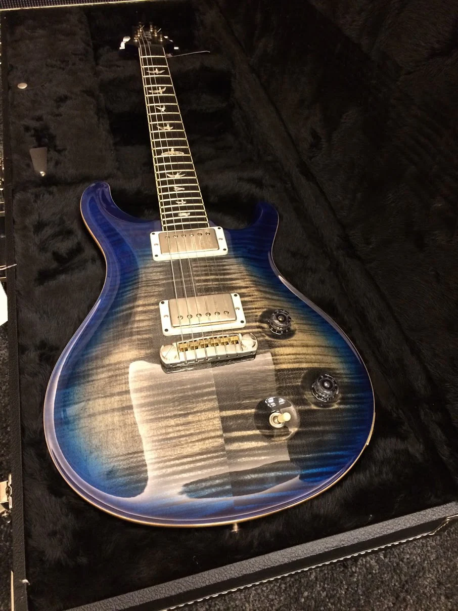 PRS McCarty with Ebony Fingerboard - Charcoal Blue Burst 16231202 - Image 7