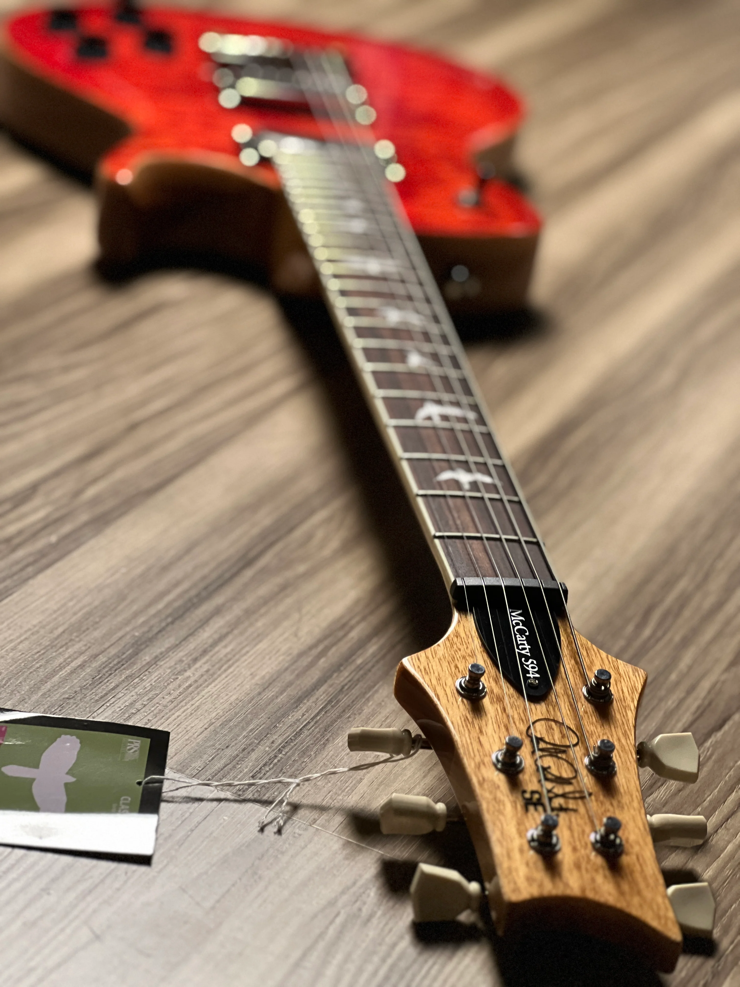 PRS SE 594 Quilt Limited Edition Singlecut in Blood Orange - Image 8