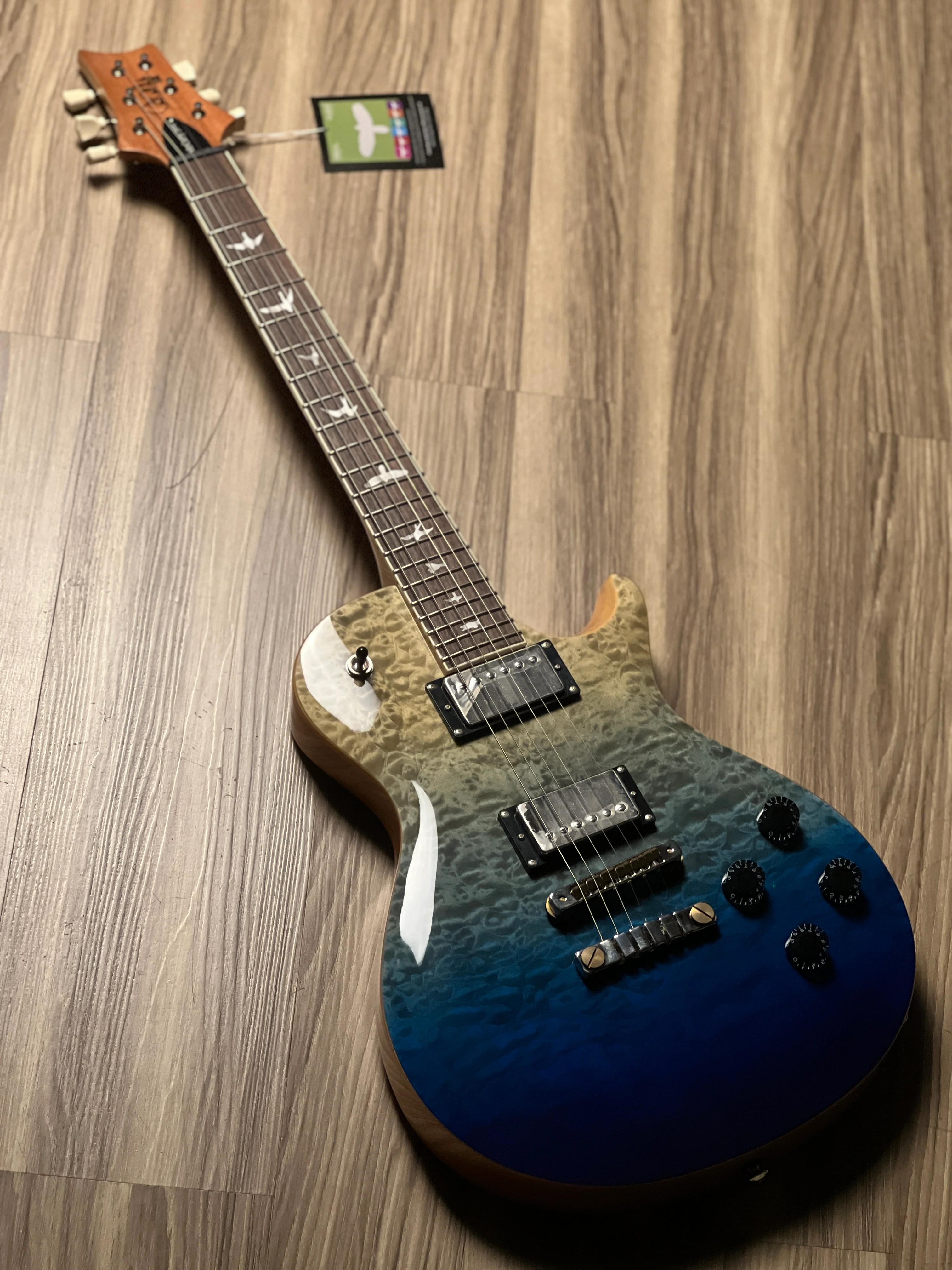 PRS SE 594 Quilt Limited Edition Singlecut in Blue Fade - Image 2