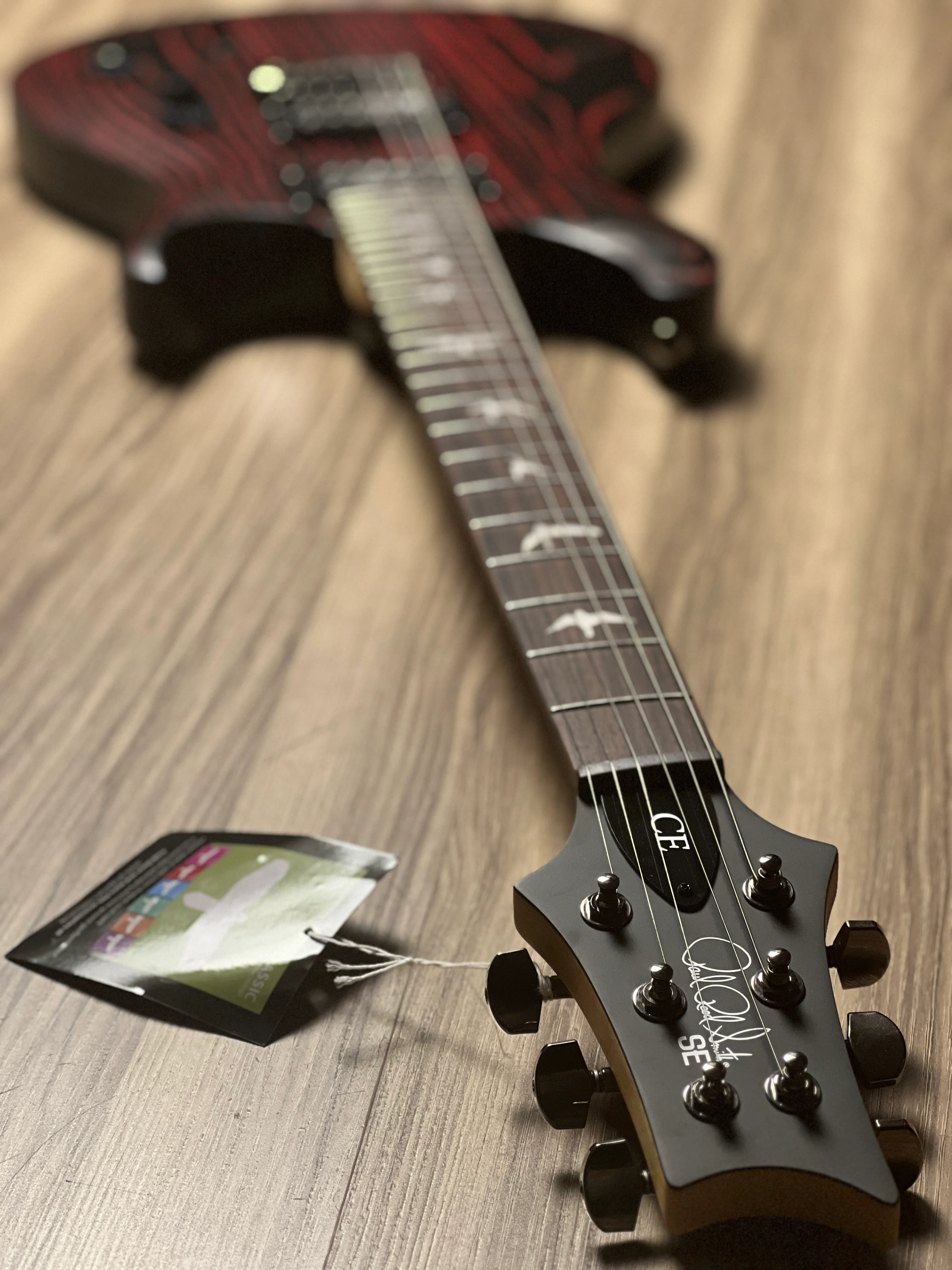PRS SE CE 24 Sandblasted Limited Edition In Red - Image 6