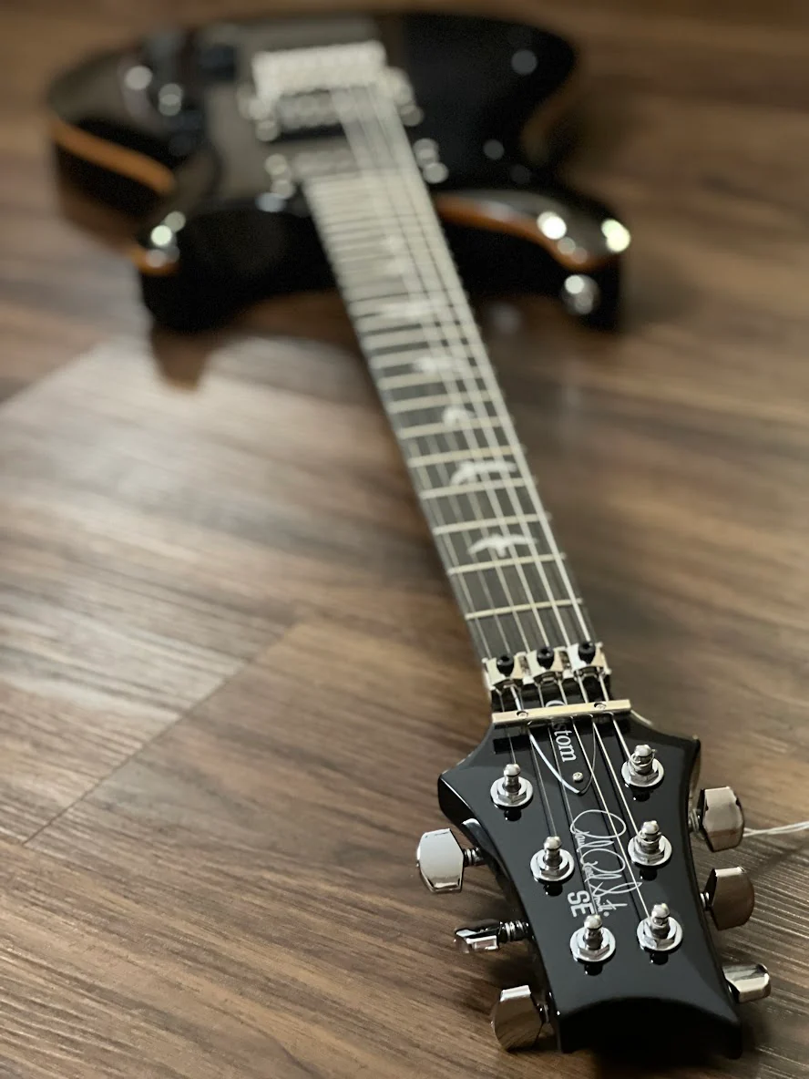 PRS SE Custom 24 Floyd Rose in Charcoal Burst - Image 6