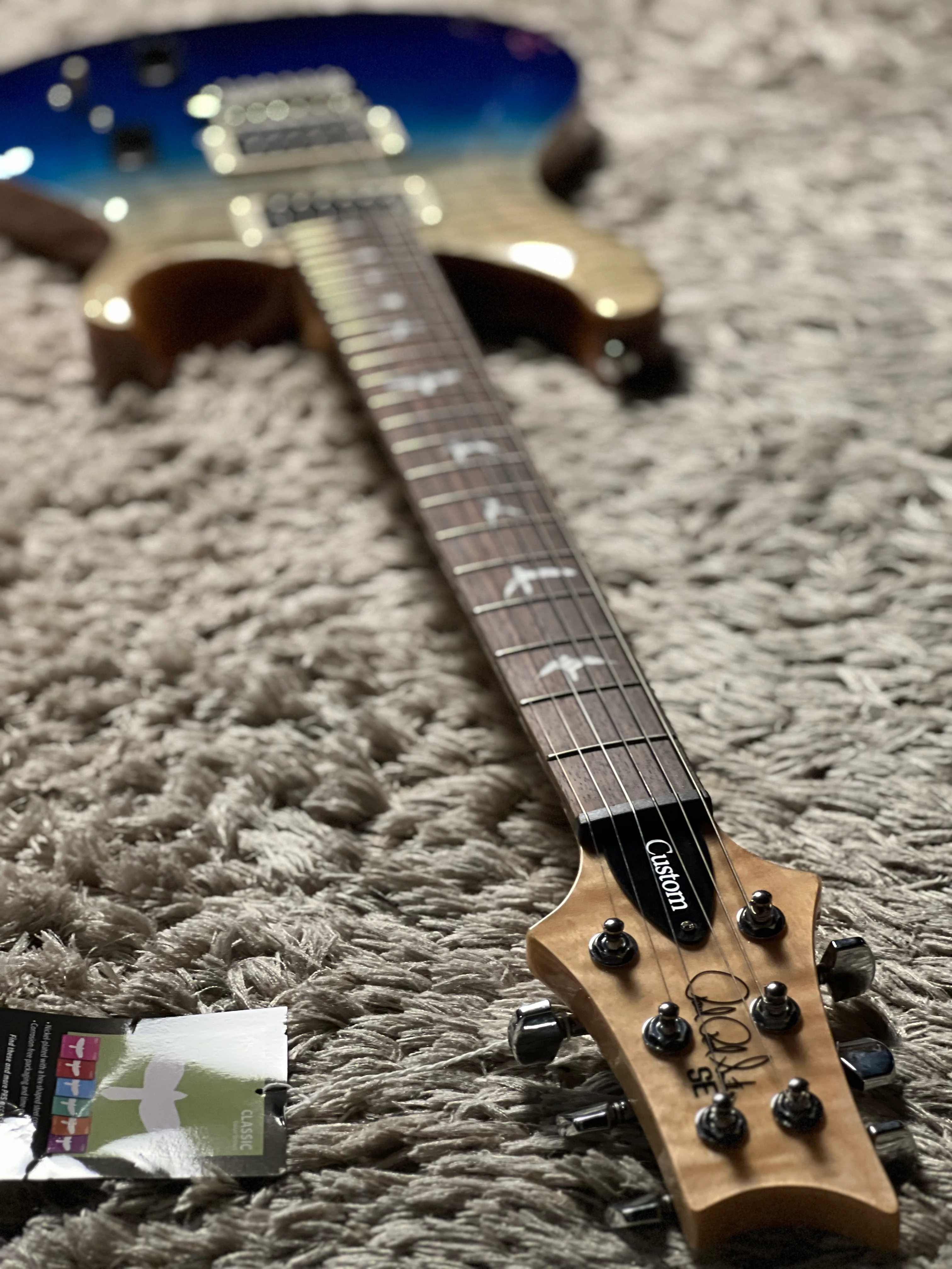 PRS SE Custom 24 in Blue Fade Limited Edition - Image 6