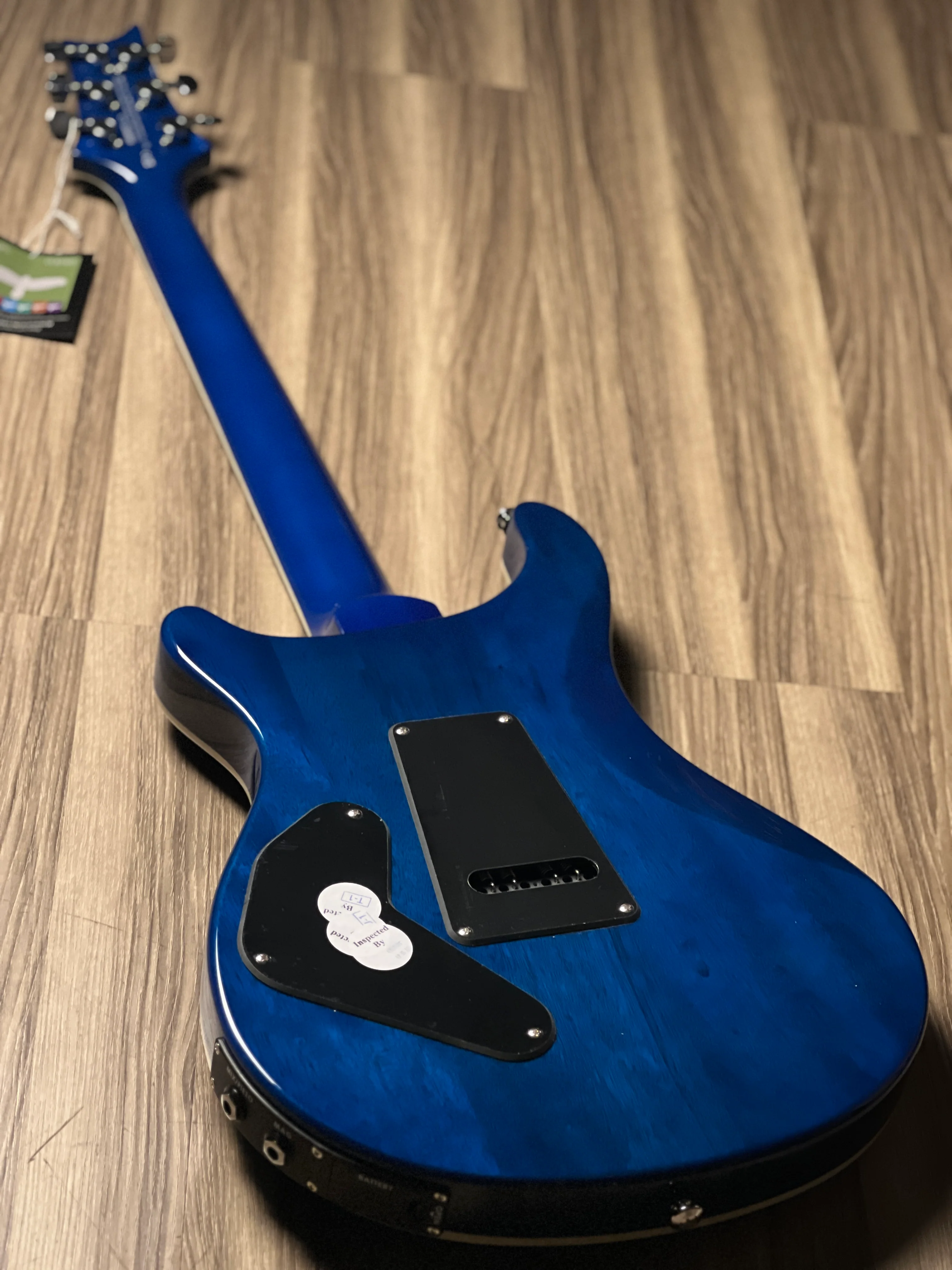 PRS SE Custom 24 Semi Hollow Piezo in Lake Blue - Image 5