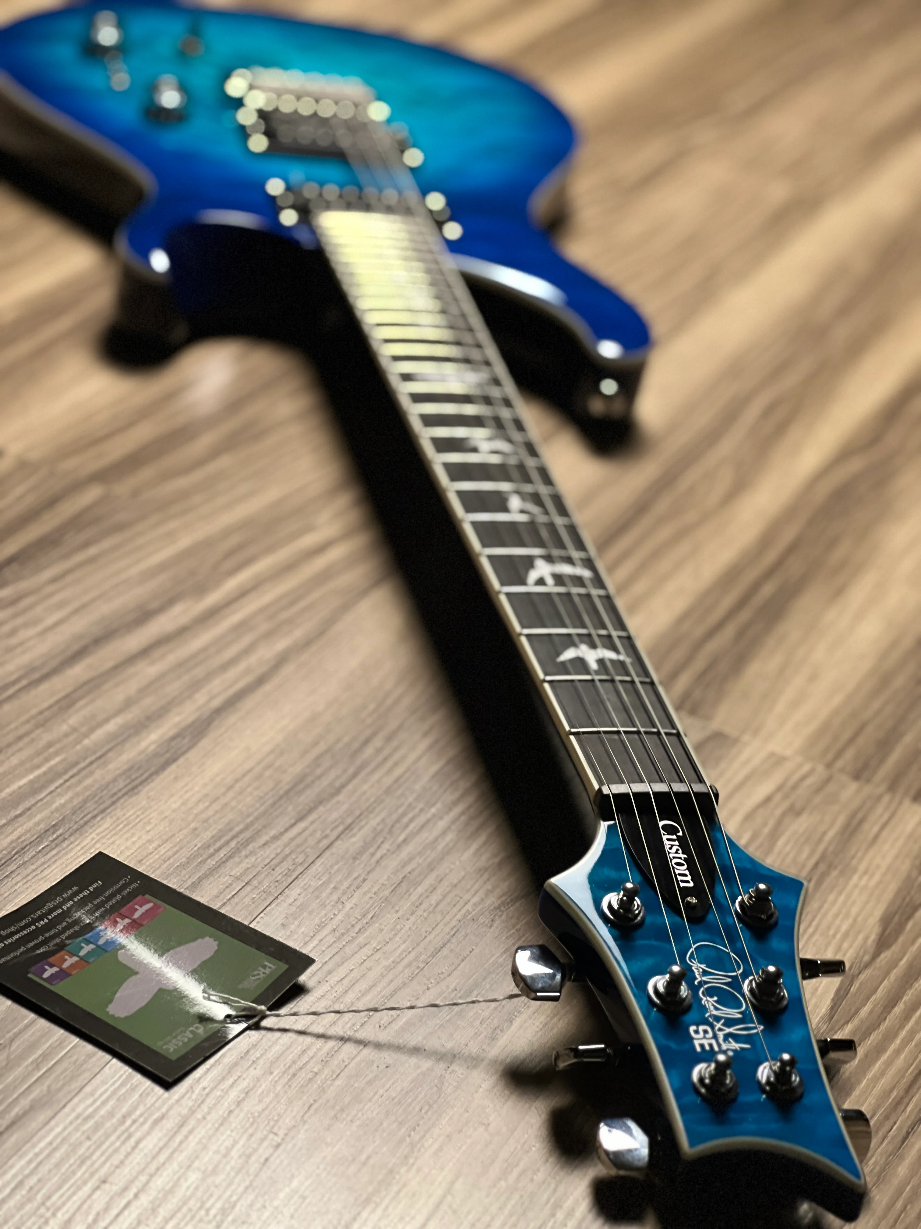 PRS SE Custom Quilt 24-08 in Lake Blue - Image 6