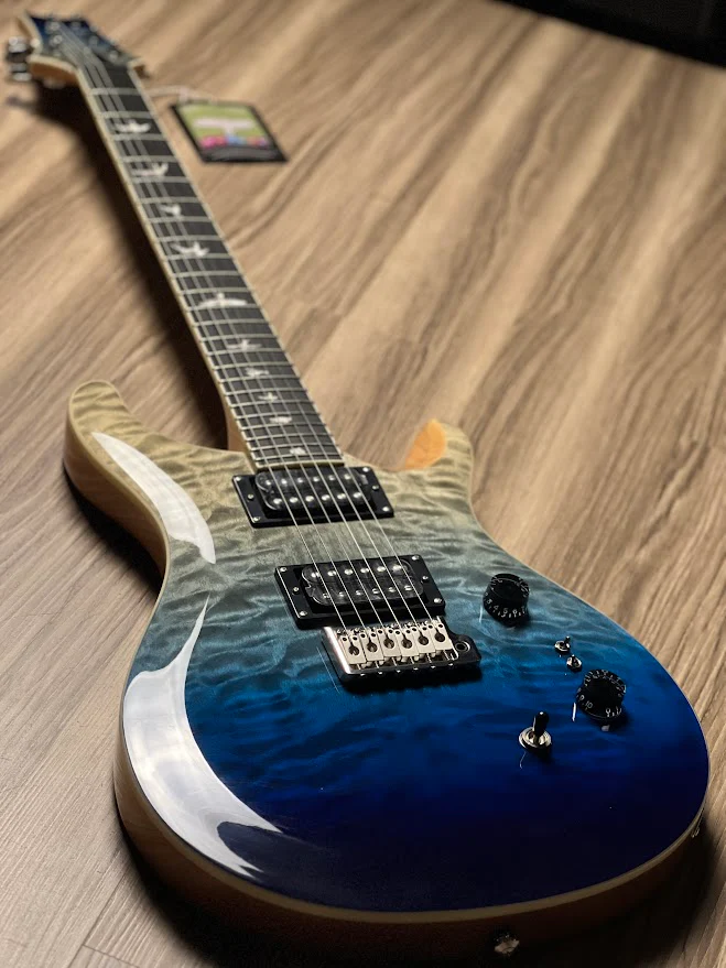 PRS SE Custom Quilt 24-08 Limited Run In Blue Fade - Image 3