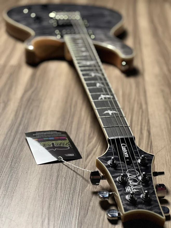 PRS SE Custom Quilt 24 Limited Edition In Charcoal - Image 6