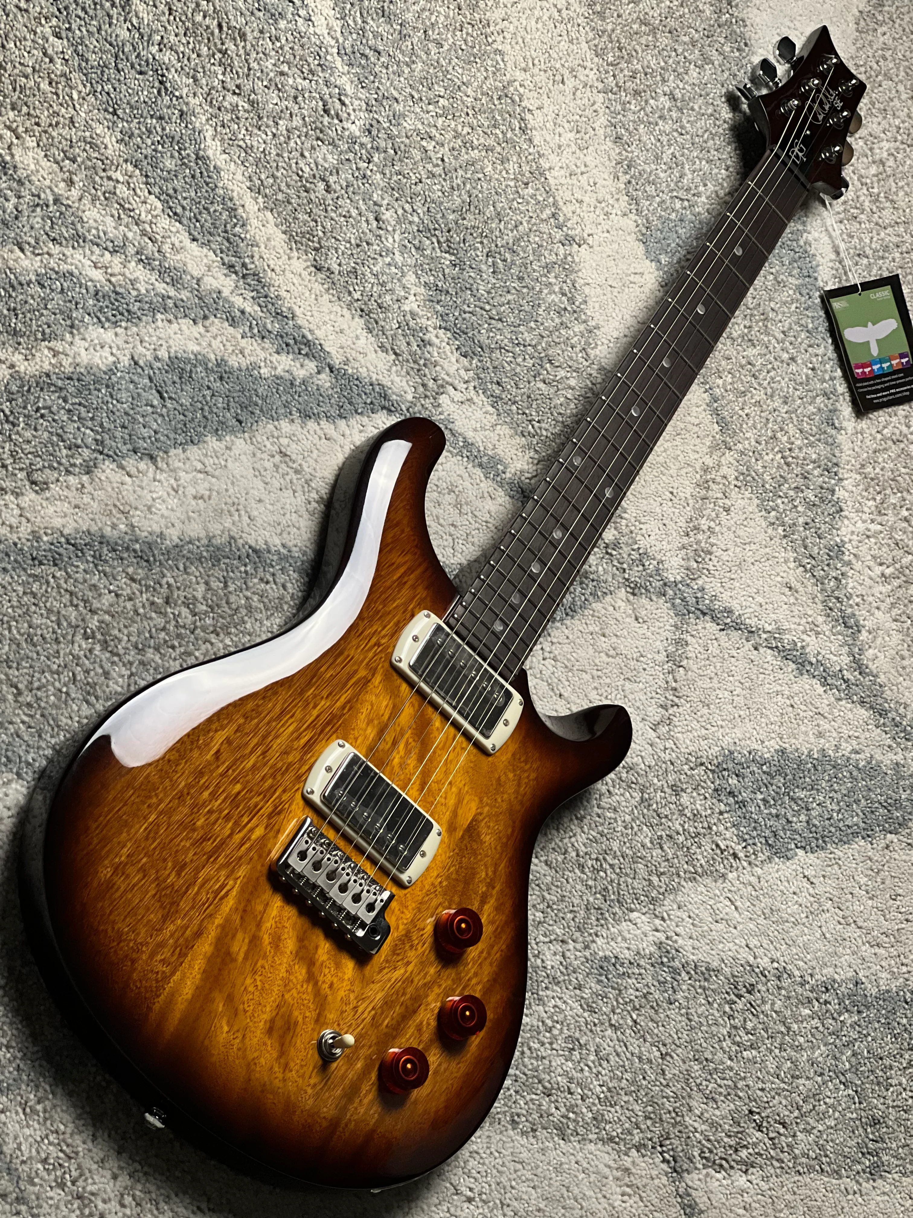 PRS SE DGT David Grissom Standard McCarty in Tobacco Sunburst - Image 3