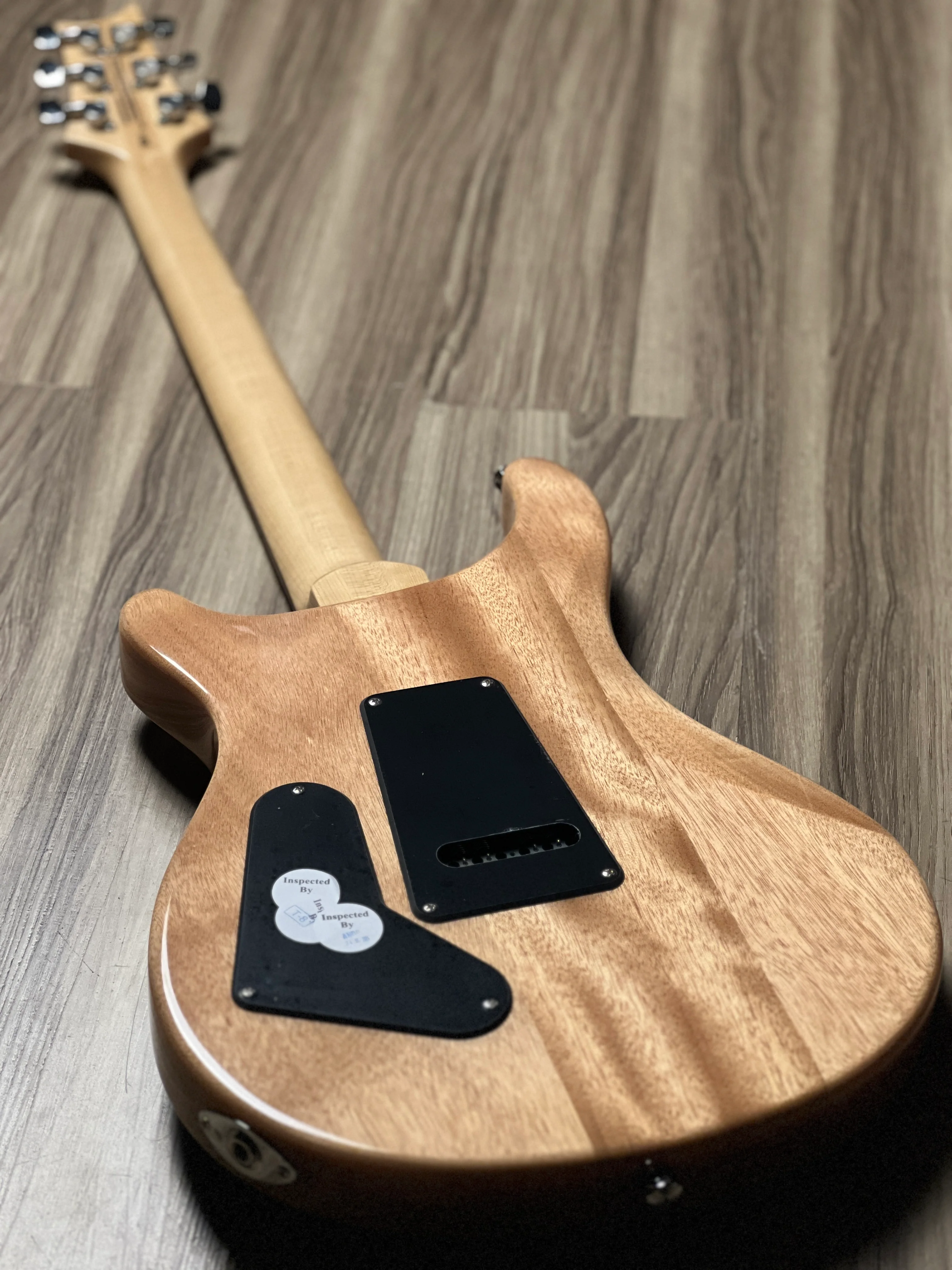 PRS SE "Exotic" Custom 24 Swamp Ash Burl in Lake Blue - Image 6