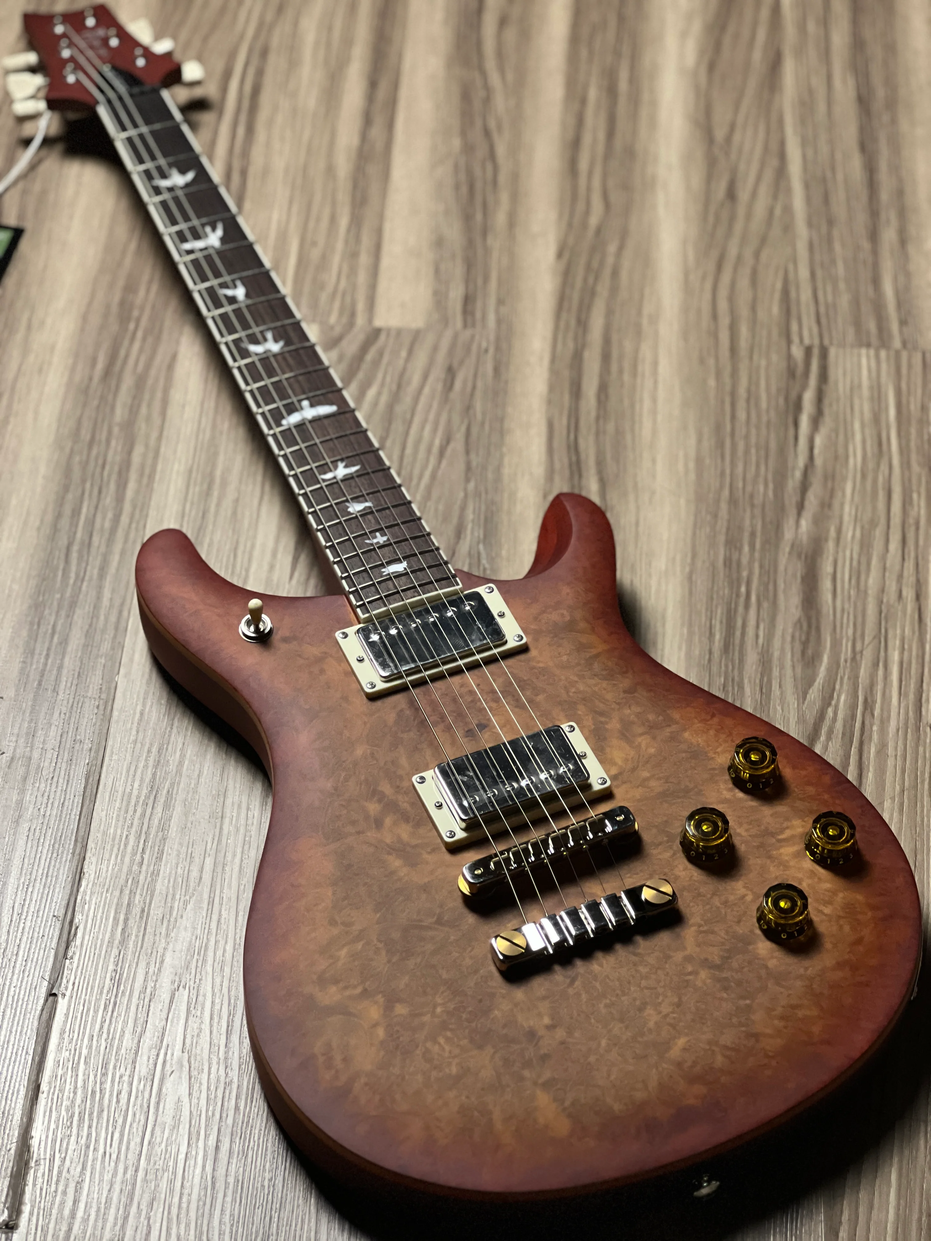 PRS SE "Exotic" McCarty 594 Laurel Burl in Vintage Sunburst
